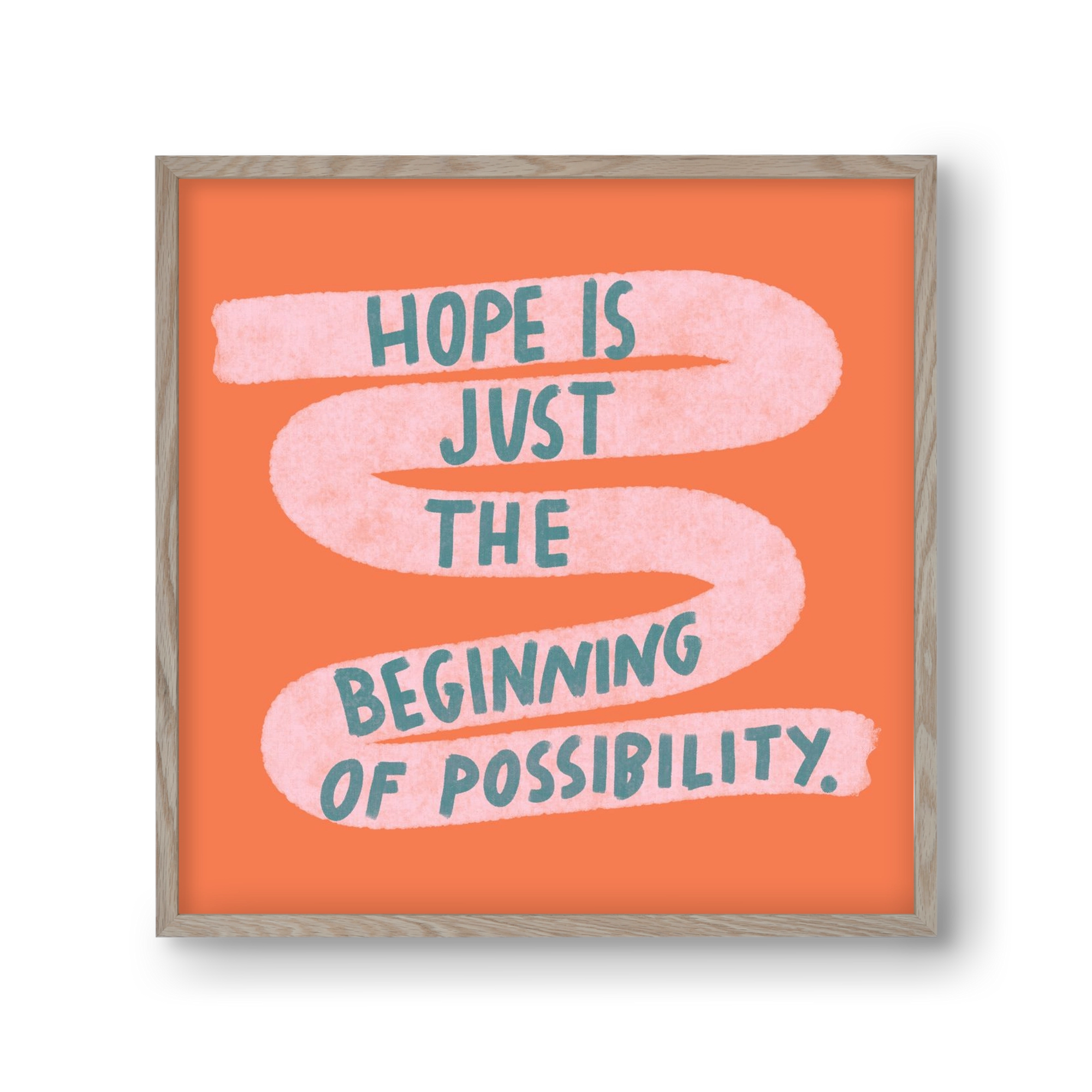 Hope, 30x30 cm (30x30 cm), Tölgy keret