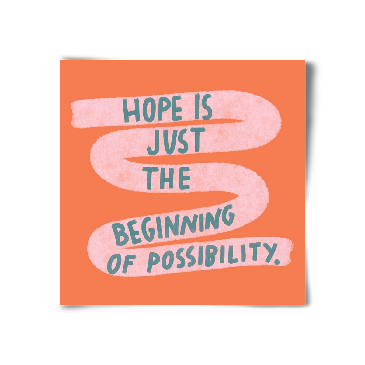 Hope, 30x30 cm, Keret nélkül