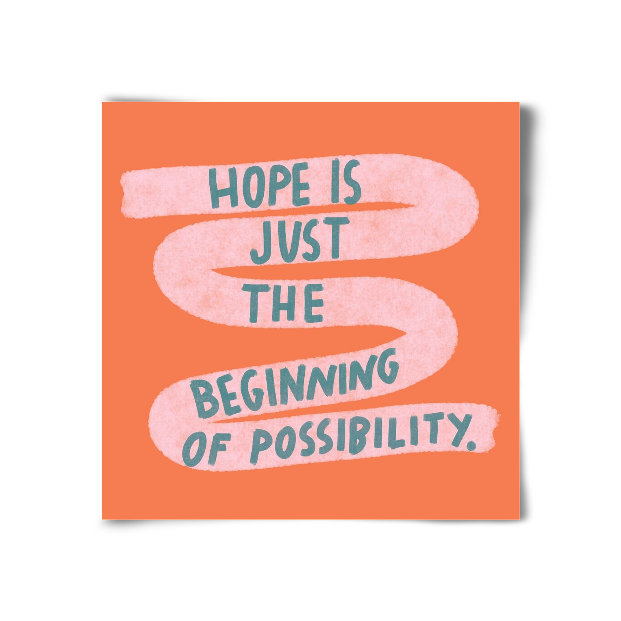 Hope, 30x30 cm, Keret nélkül