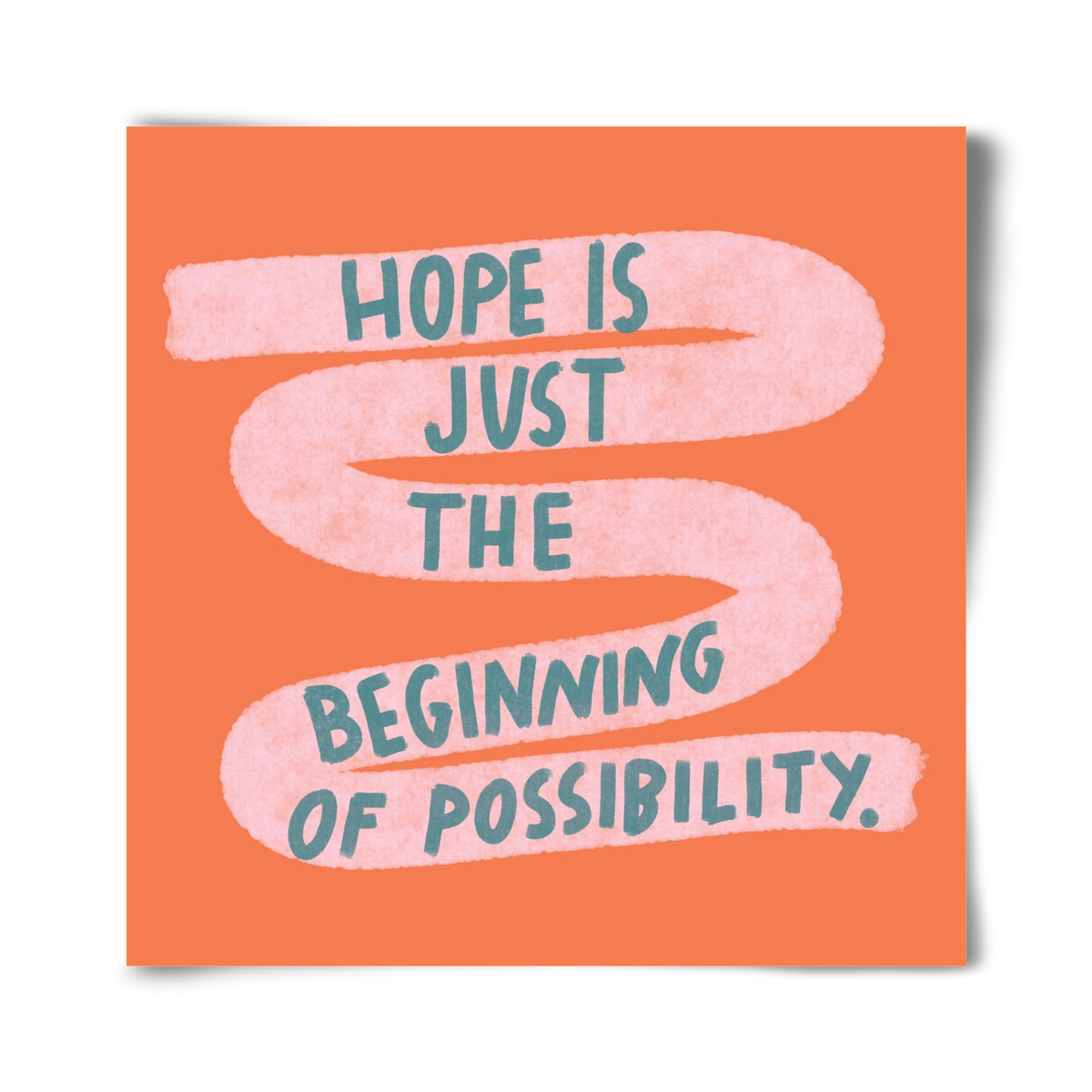 Hope, 40x40 cm, Keret nélkül