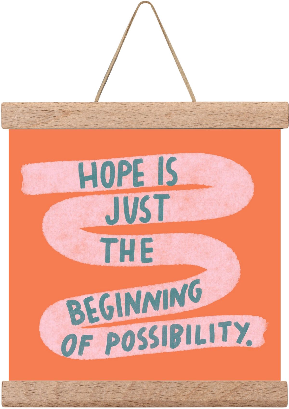 Hope, 20x20 cm (20x20 cm), Tölgy akasztó