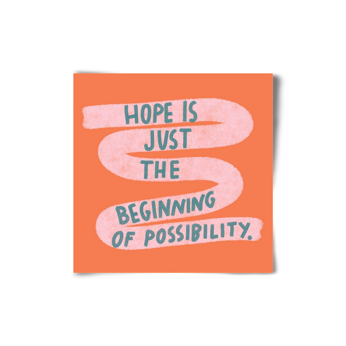 Hope, 20x20 cm, Keret nélkül