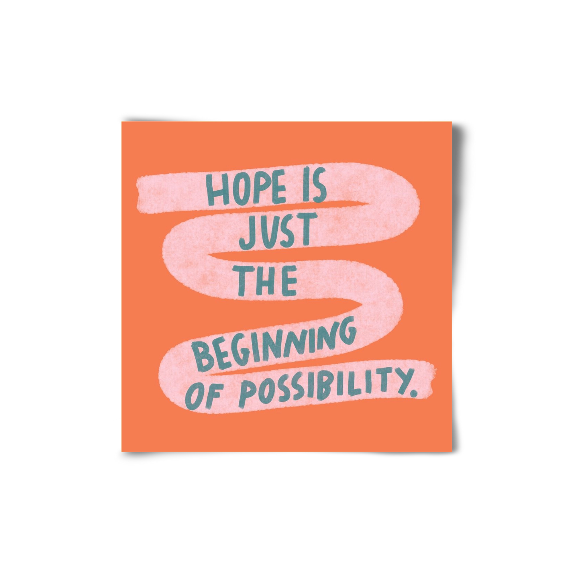 Hope, 20x20 cm, Keret nélkül