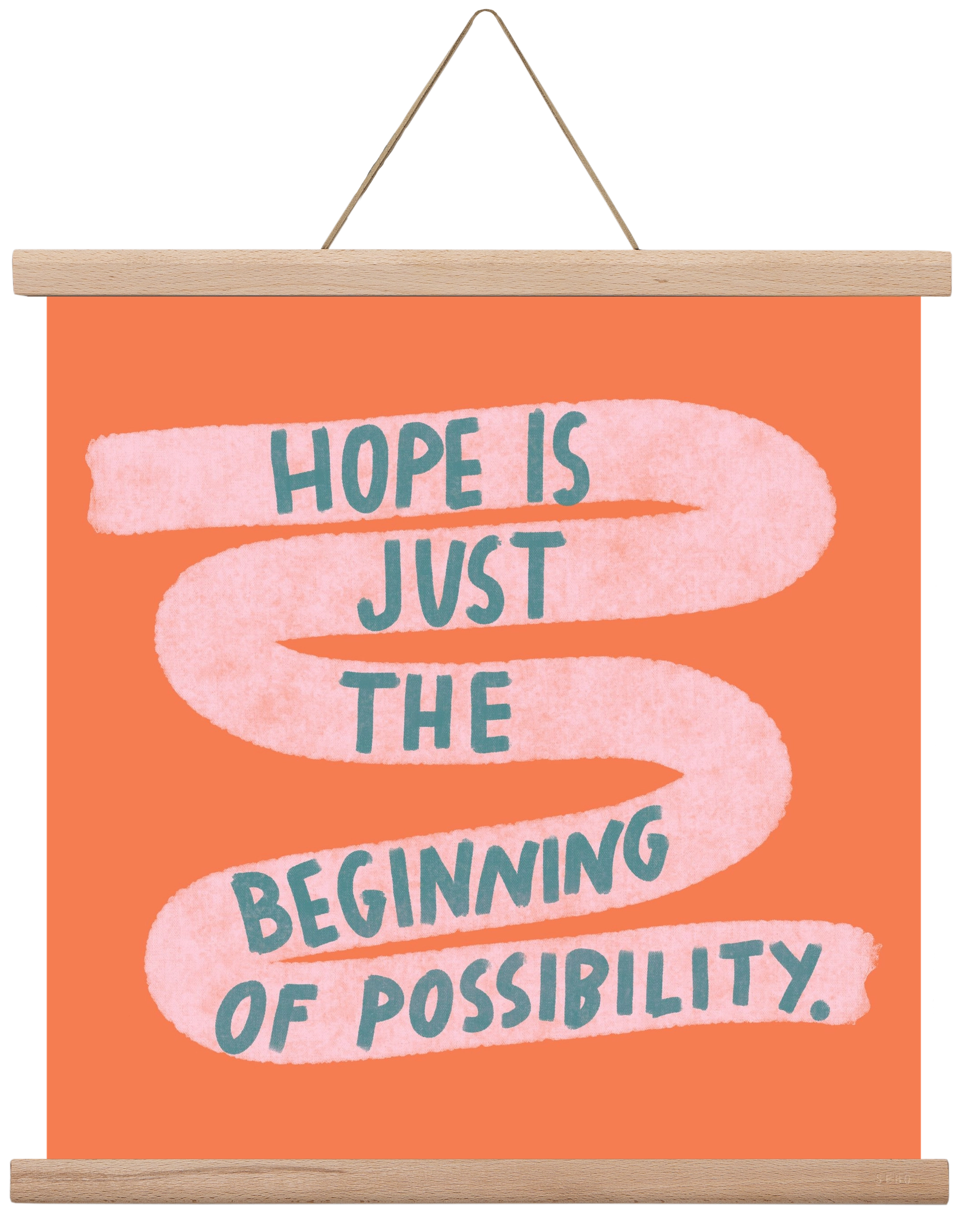 Hope, 40x40 cm (40x40 cm), Tölgy akasztó