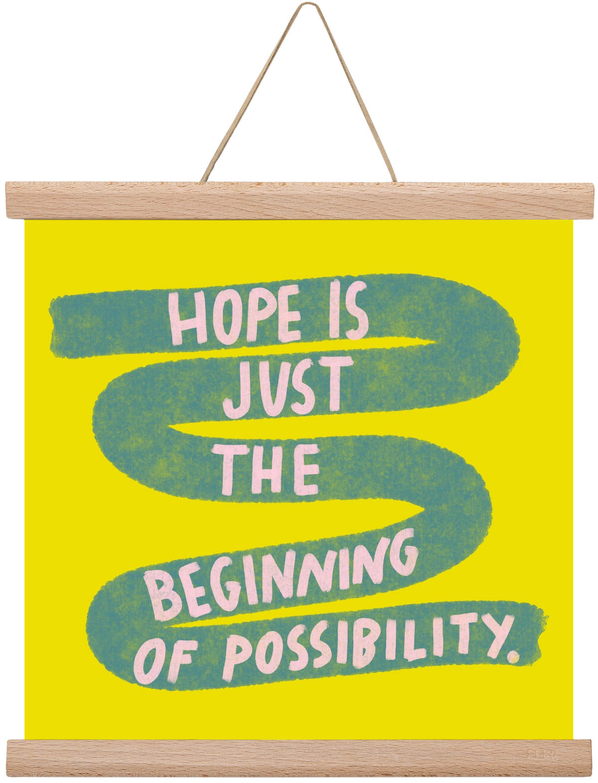 Hope , 30x30 cm (30x30 cm), Tölgy akasztó