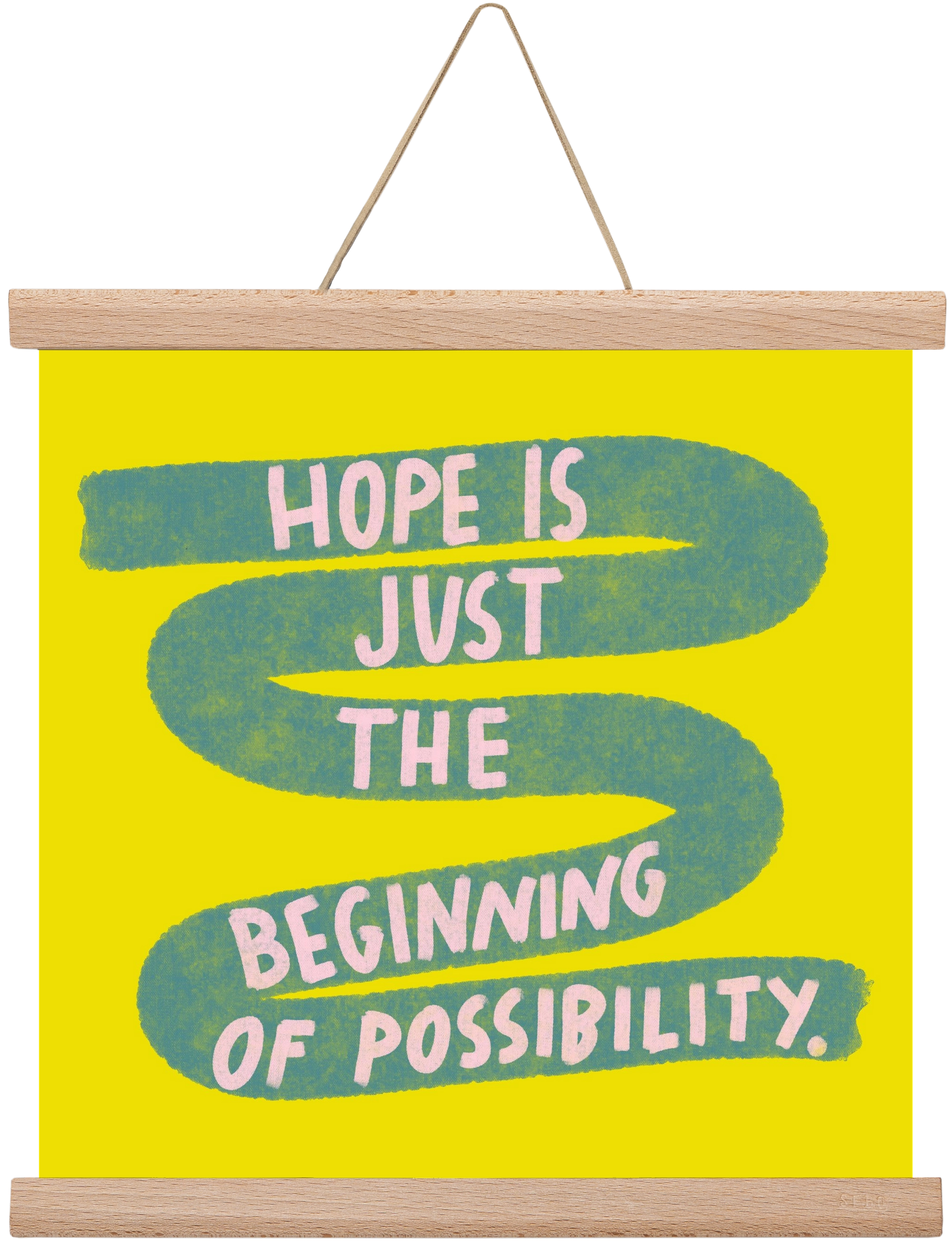 Hope , 30x30 cm (30x30 cm), Tölgy akasztó