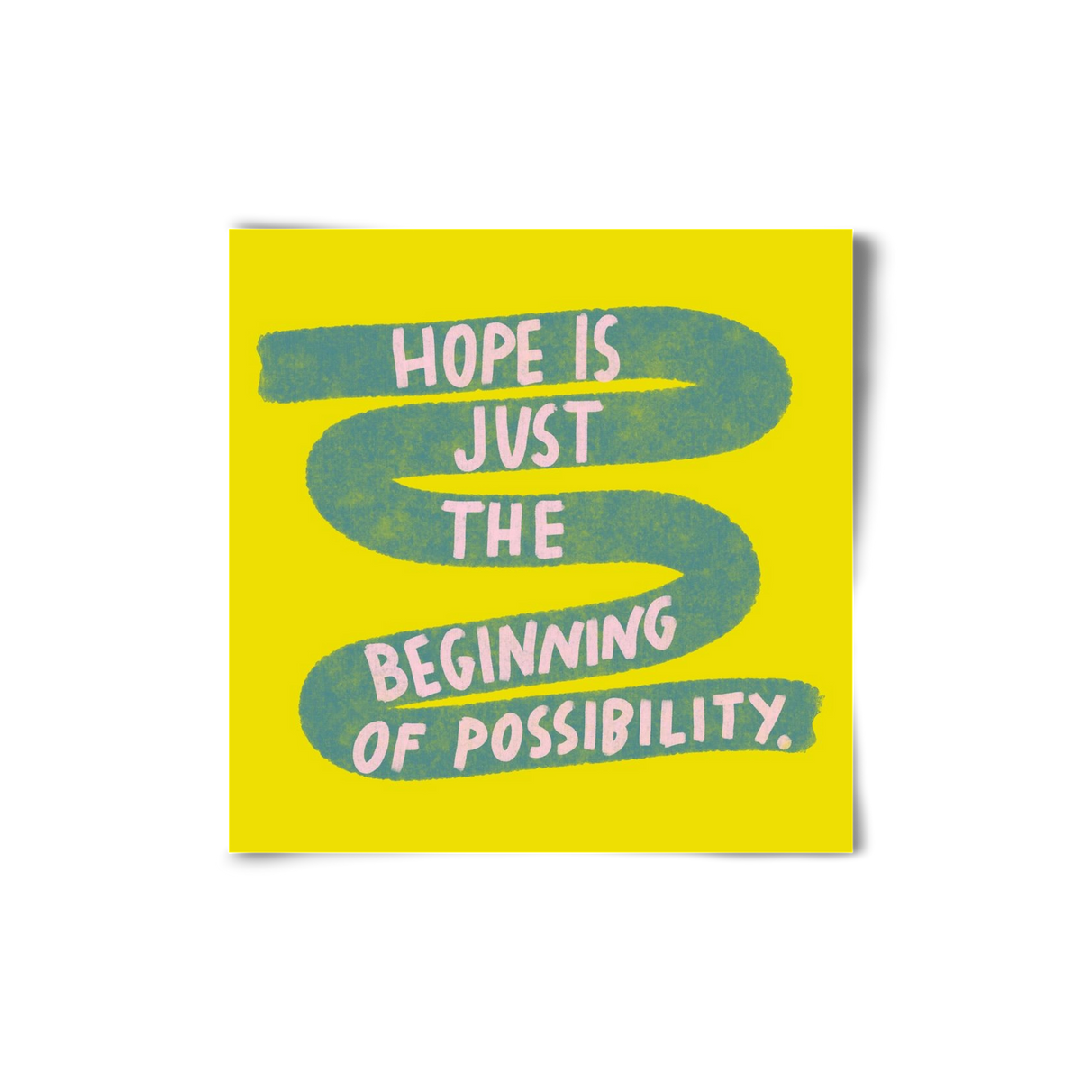 Hope , 20x20 cm, Keret nélkül