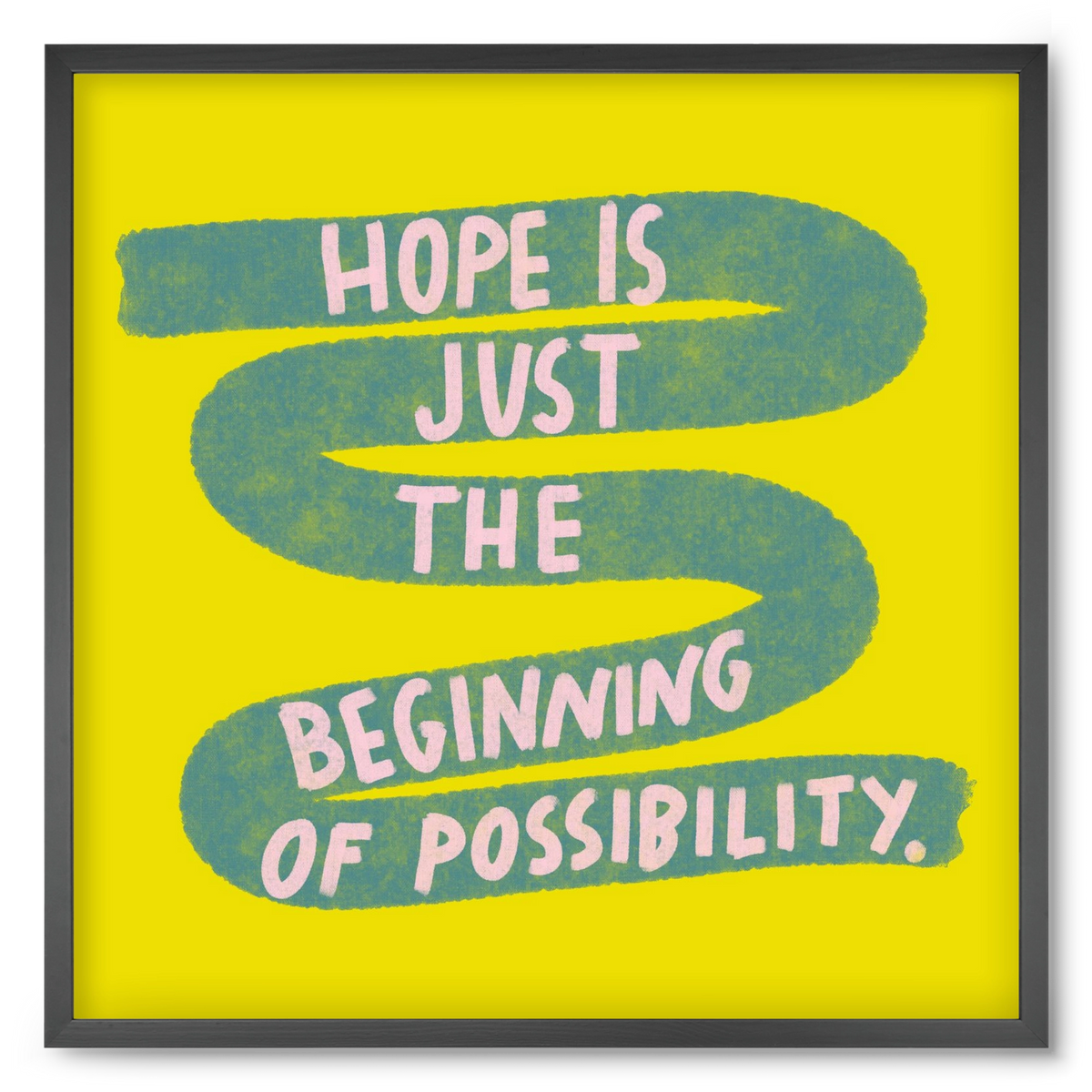 Hope , 50x50 cm (50x50 cm), Fekete keret