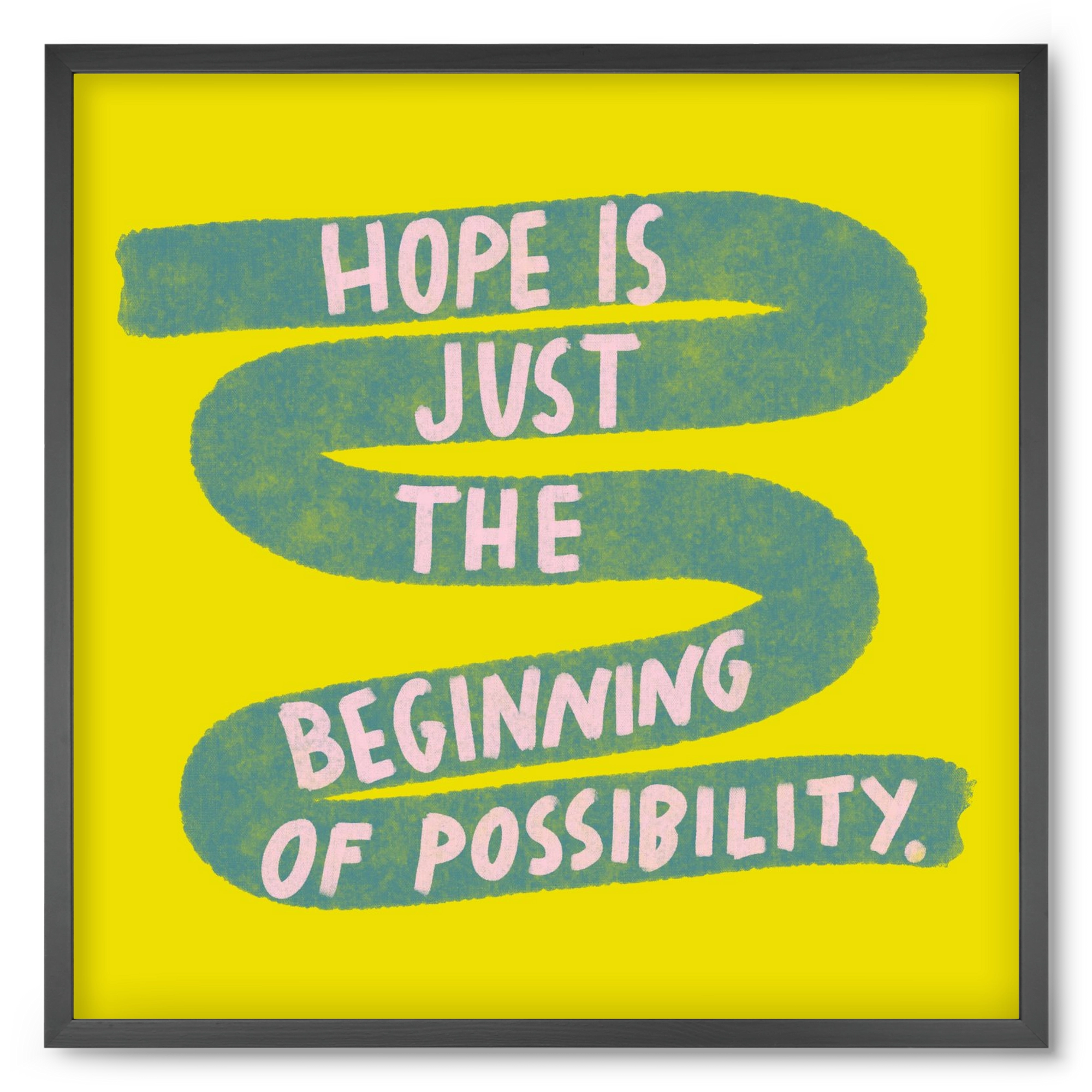 Hope , 50x50 cm (50x50 cm), Fekete keret