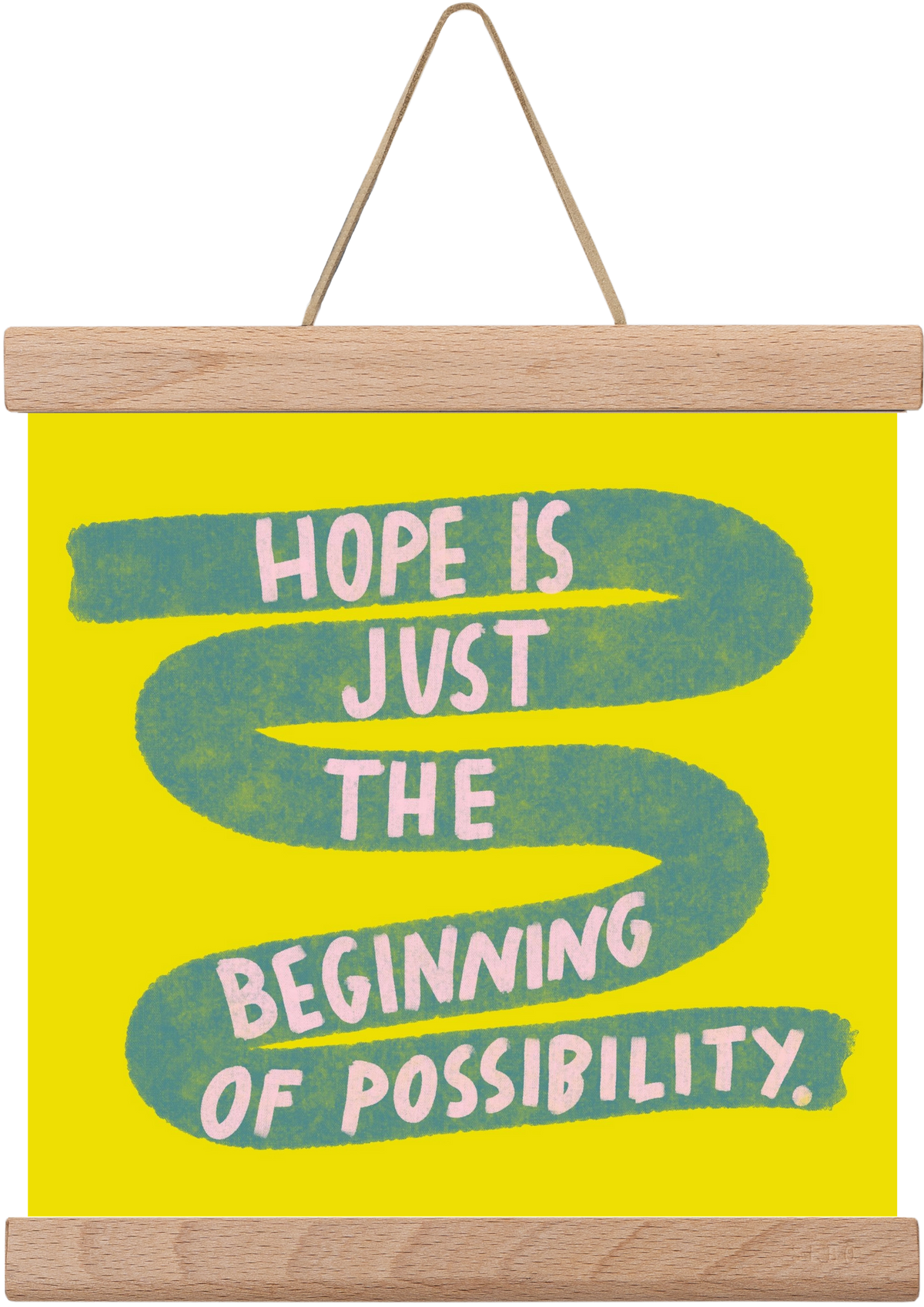 Hope , 20x20 cm (20x20 cm), Tölgy akasztó