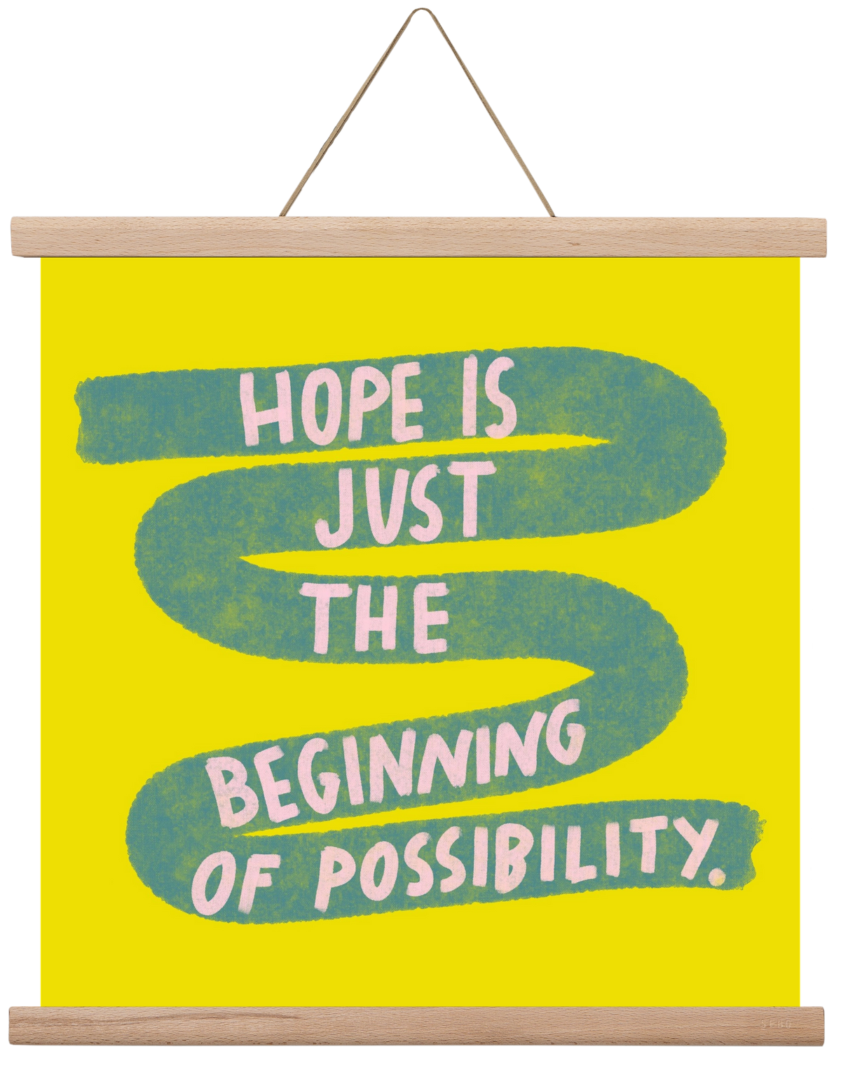 Hope , 40x40 cm (40x40 cm), Tölgy akasztó