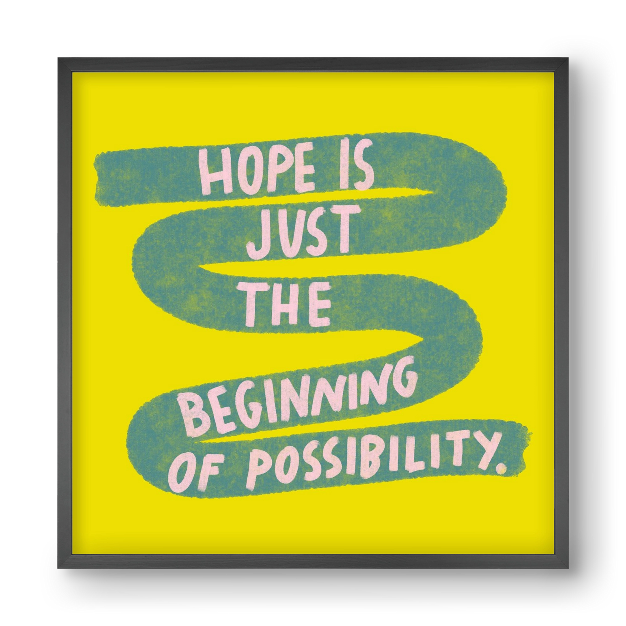 Hope , 40x40 cm (40x40 cm), Fekete keret