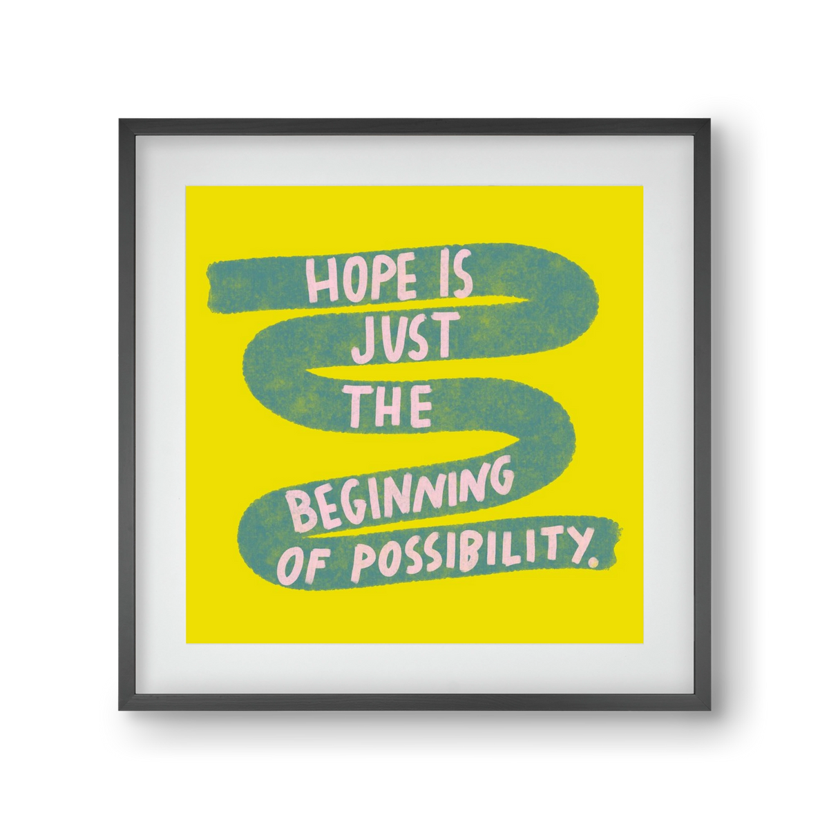 Hope , 30x30 cm (20x20 cm), Fekete keret, paszpartuval