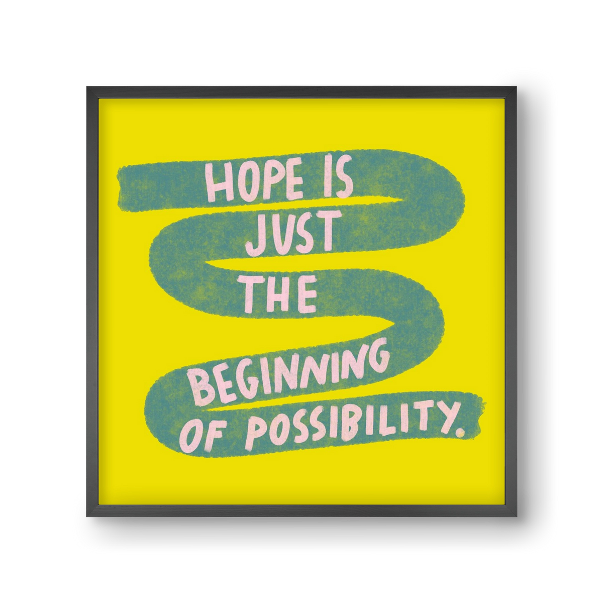 Hope , 30x30 cm (30x30 cm), Fekete keret