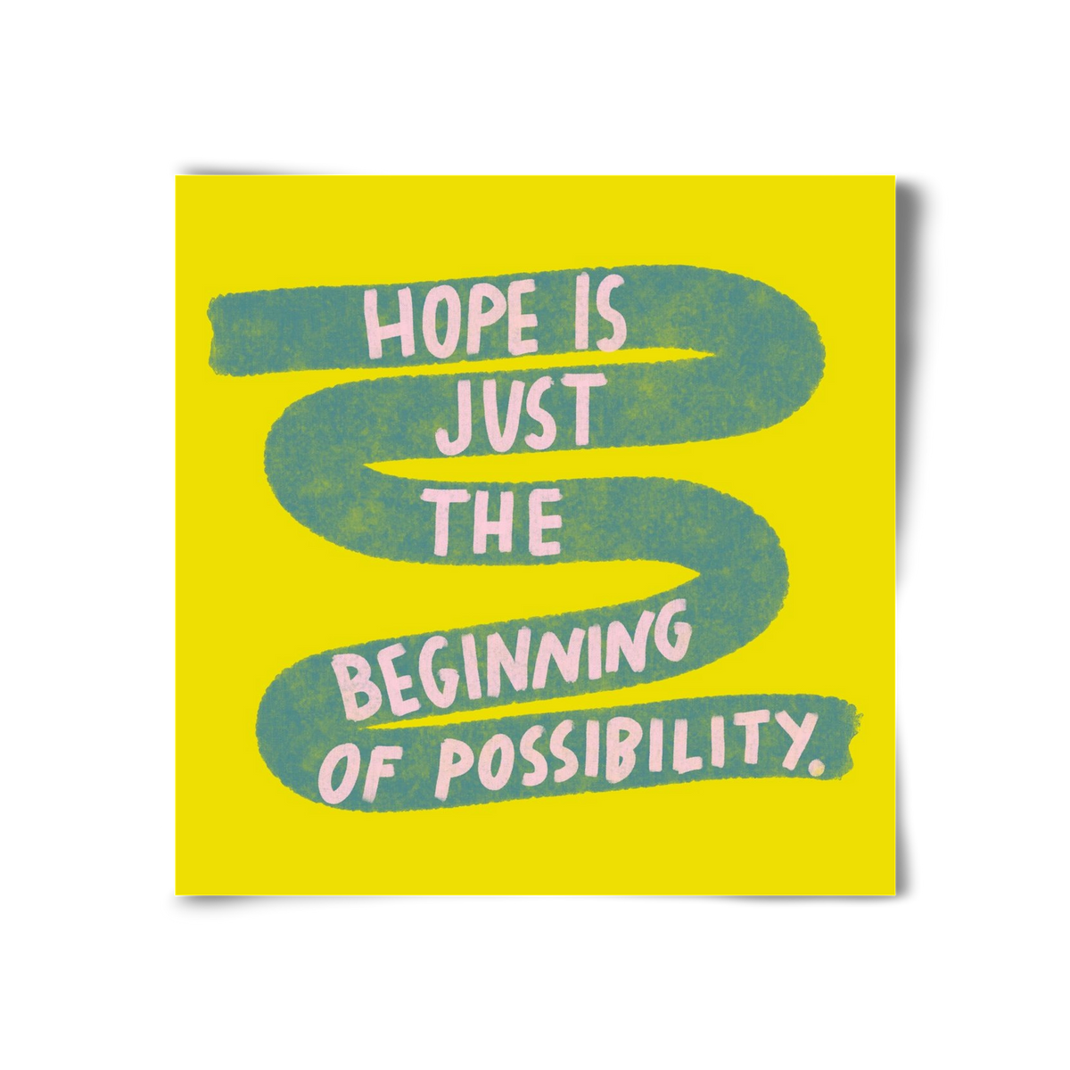 Hope , 30x30 cm, Keret nélkül