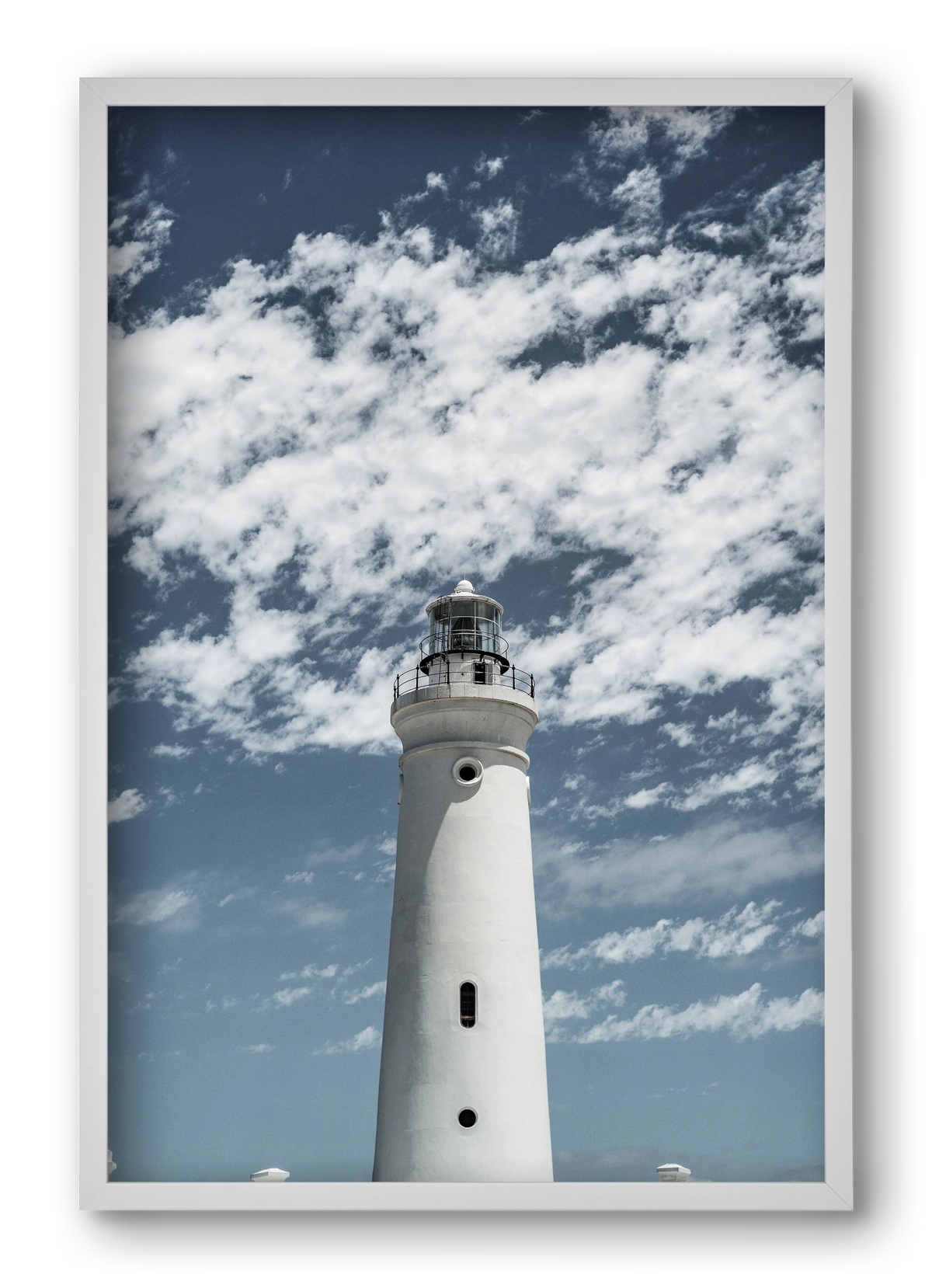Cape point, 40x60 cm (40x60 cm), Fehér keret
