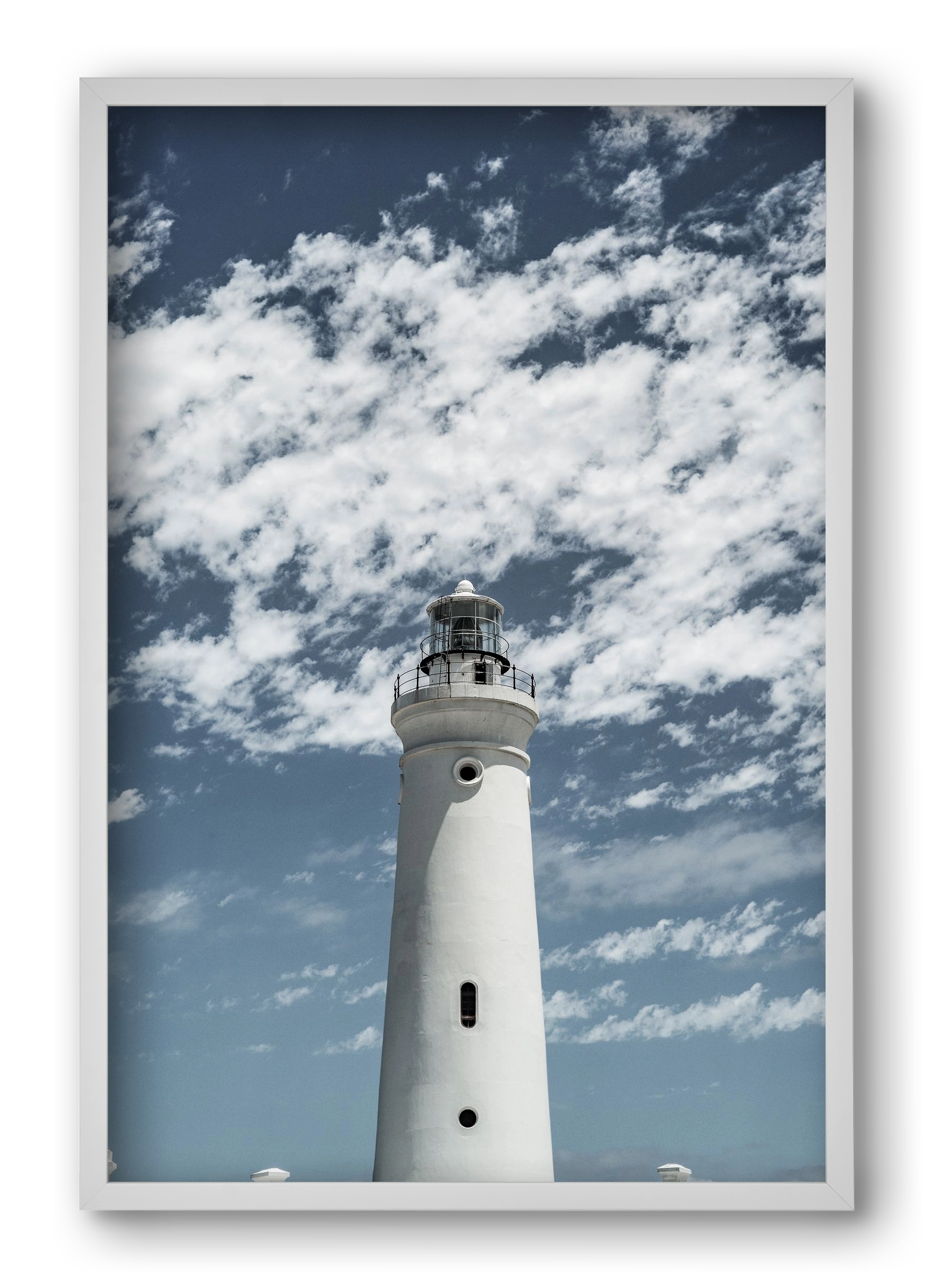 Cape point, 40x60 cm (40x60 cm), Fehér keret
