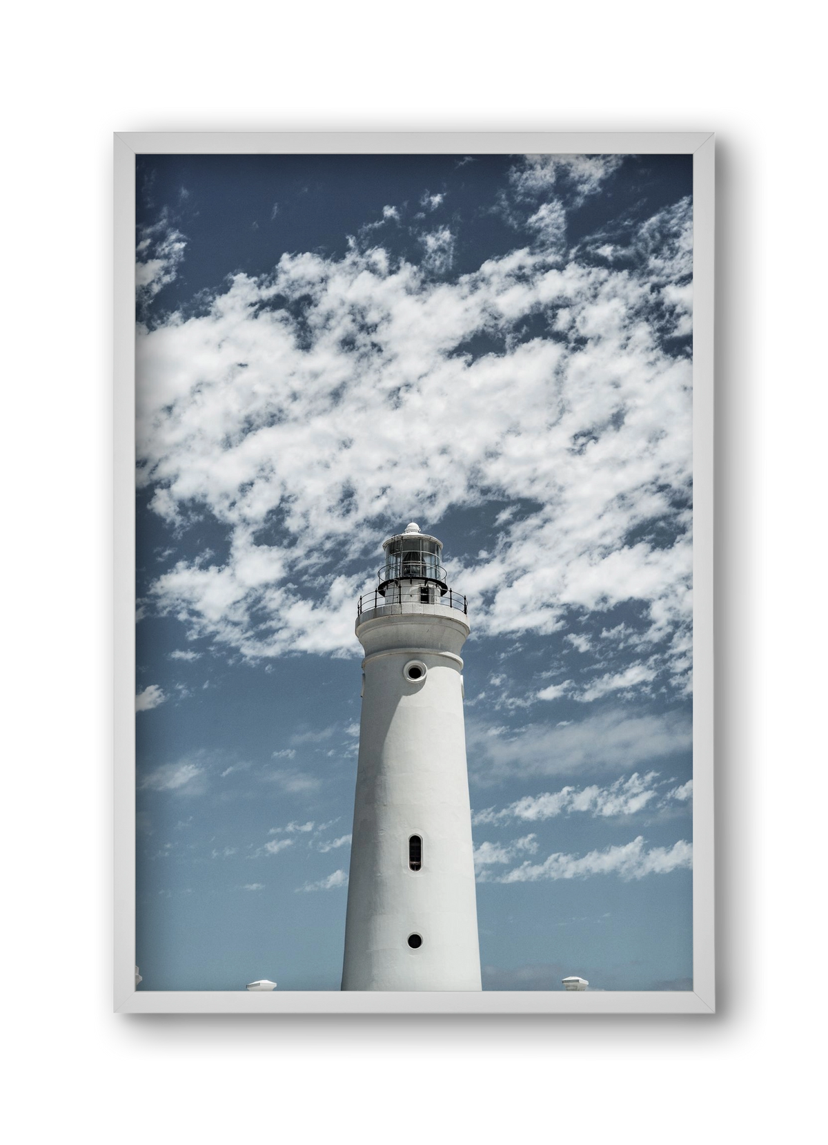 Cape point, 30x45 cm (30x45 cm), Fehér keret
