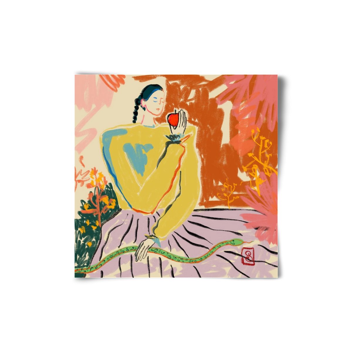 EVE, 20x20 cm, Keret nélkül