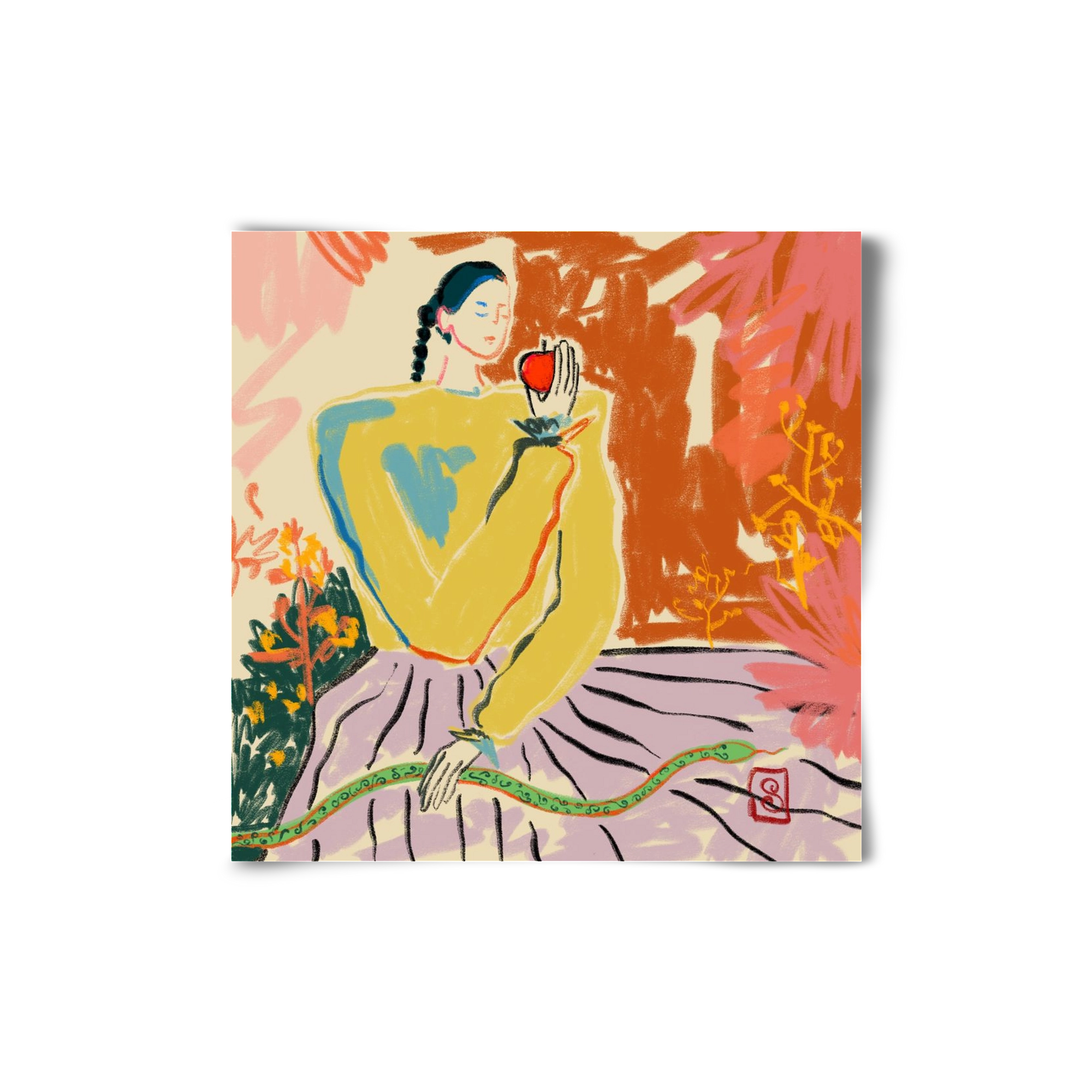 EVE, 20x20 cm, Keret nélkül