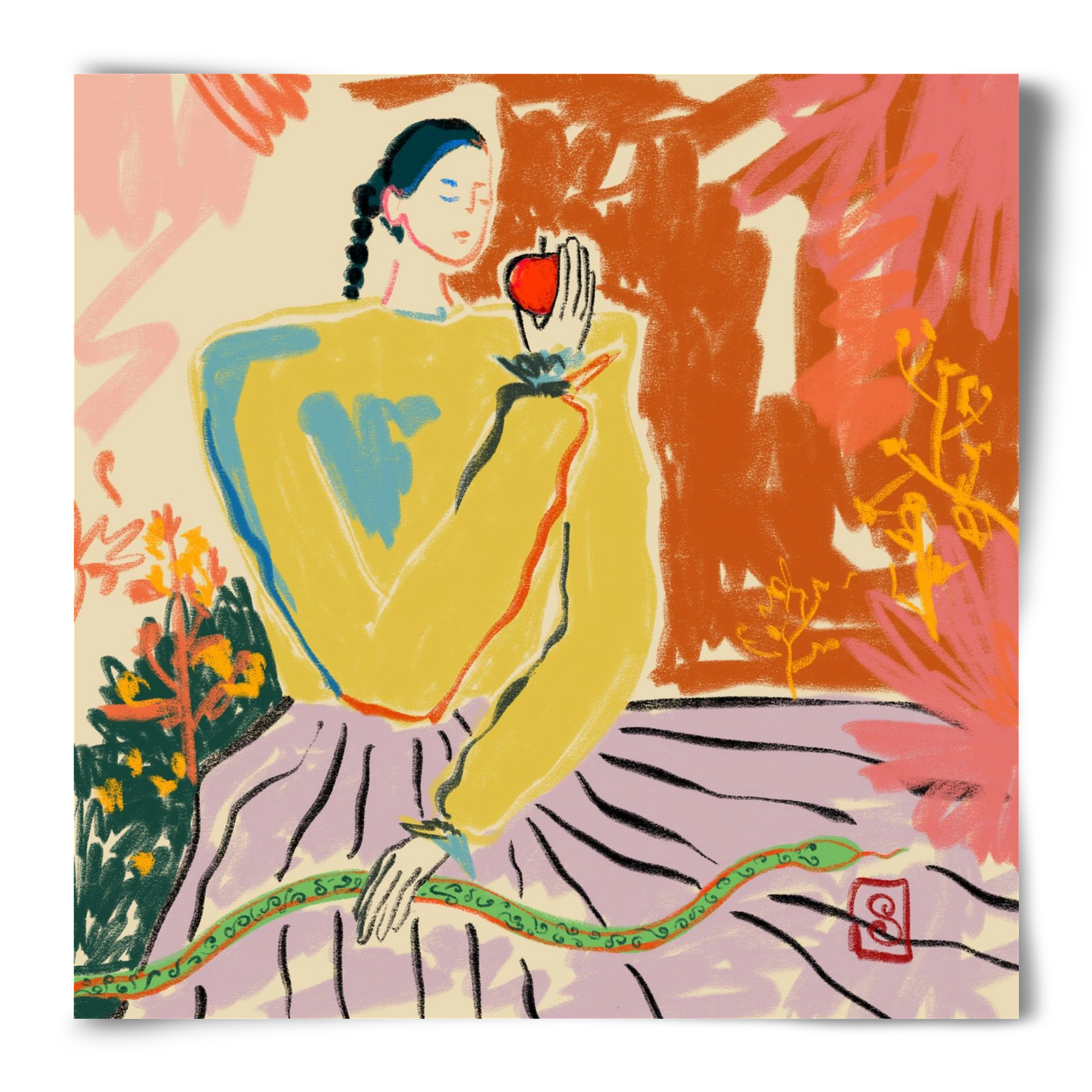 EVE, 50x50 cm, Keret nélkül