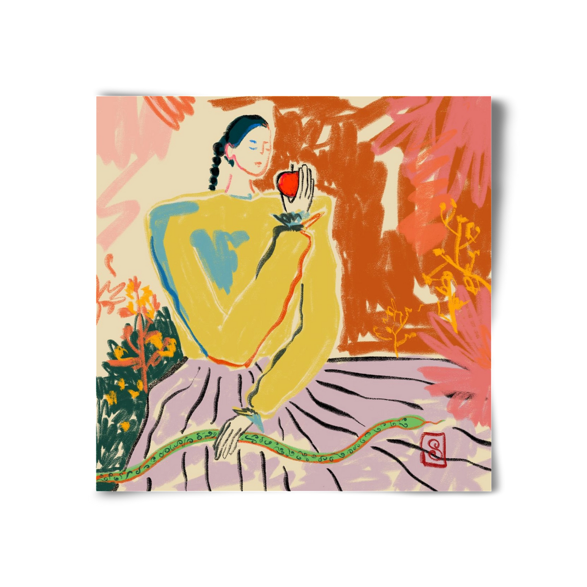 EVE, 30x30 cm, Keret nélkül