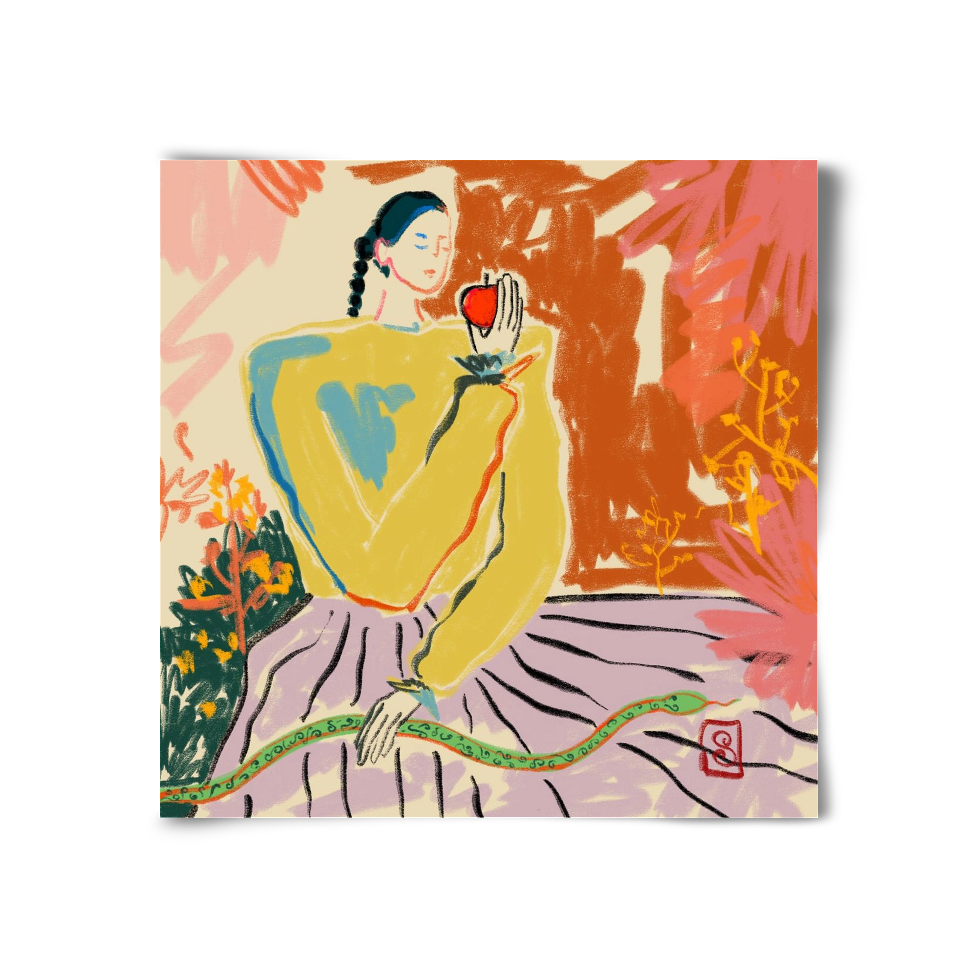 EVE, 30x30 cm, Keret nélkül