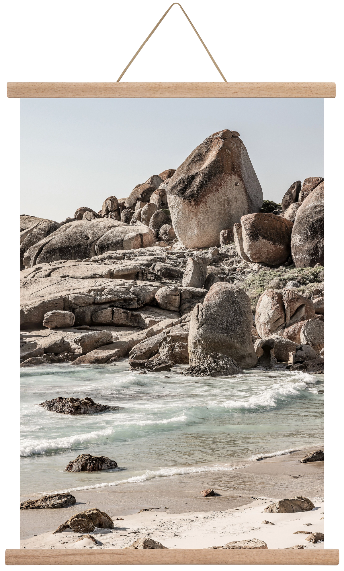 Champagne beach, 40x60 cm (40x60 cm), Tölgy akasztó