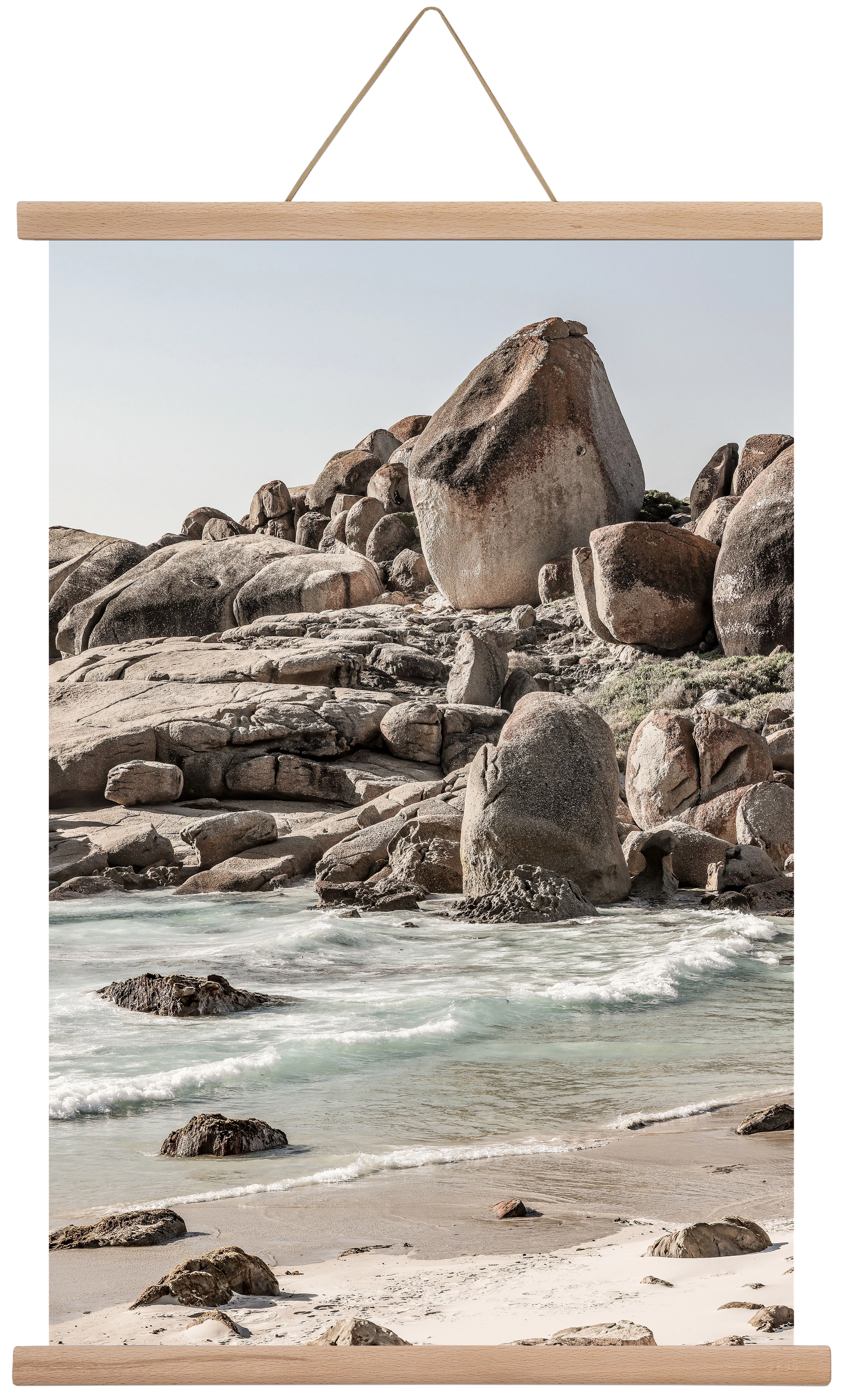 Champagne beach, 40x60 cm (40x60 cm), Tölgy akasztó