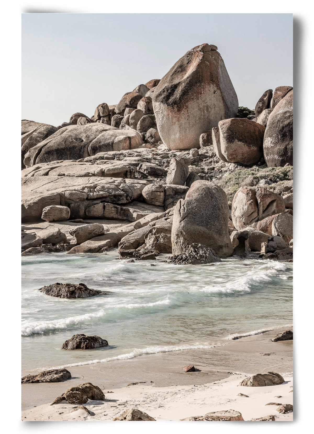 Champagne beach, 60x90 cm, Keret nélkül