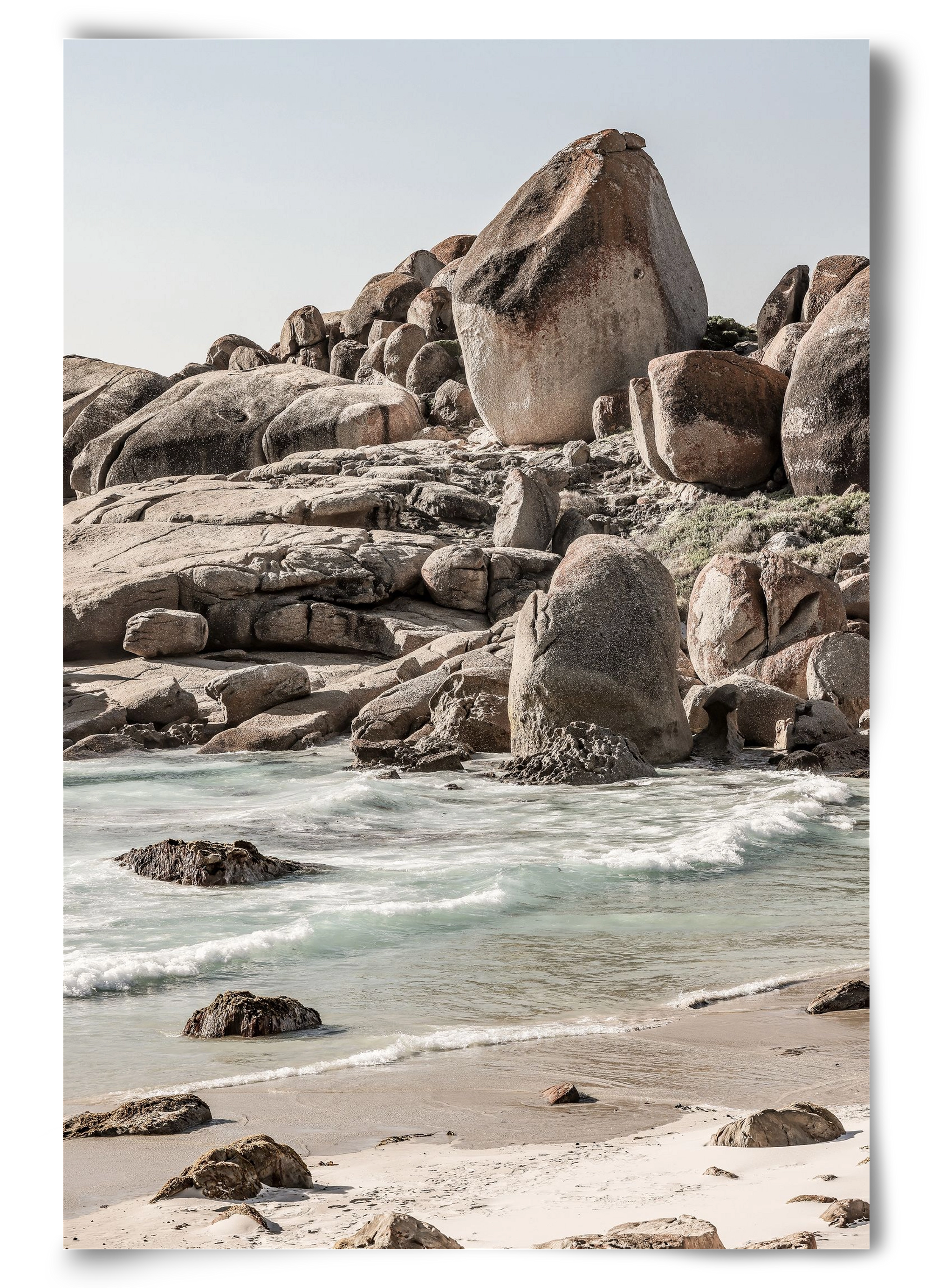Champagne beach, 60x90 cm, Keret nélkül