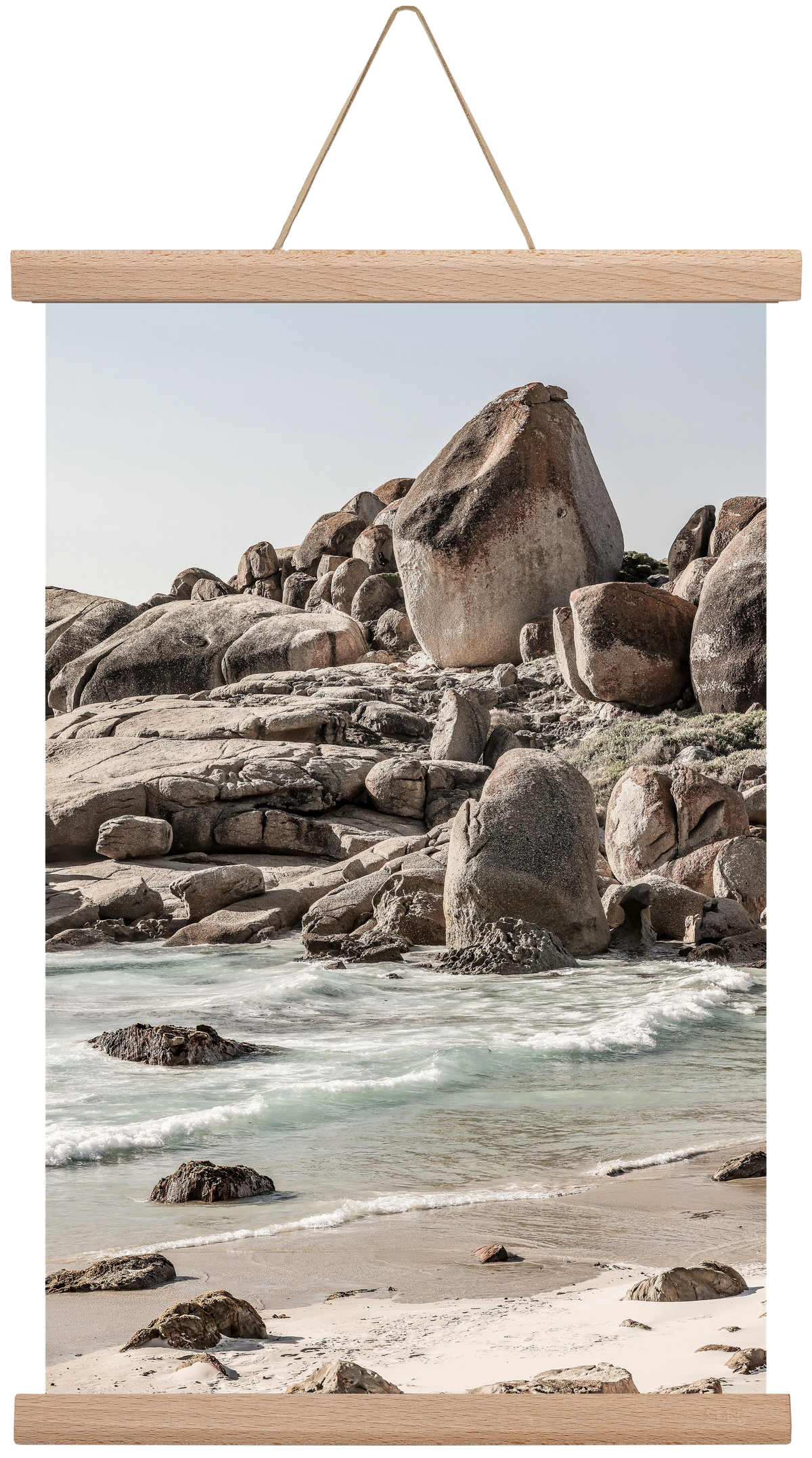 Champagne beach, 30x45 cm (30x45 cm), Tölgy akasztó