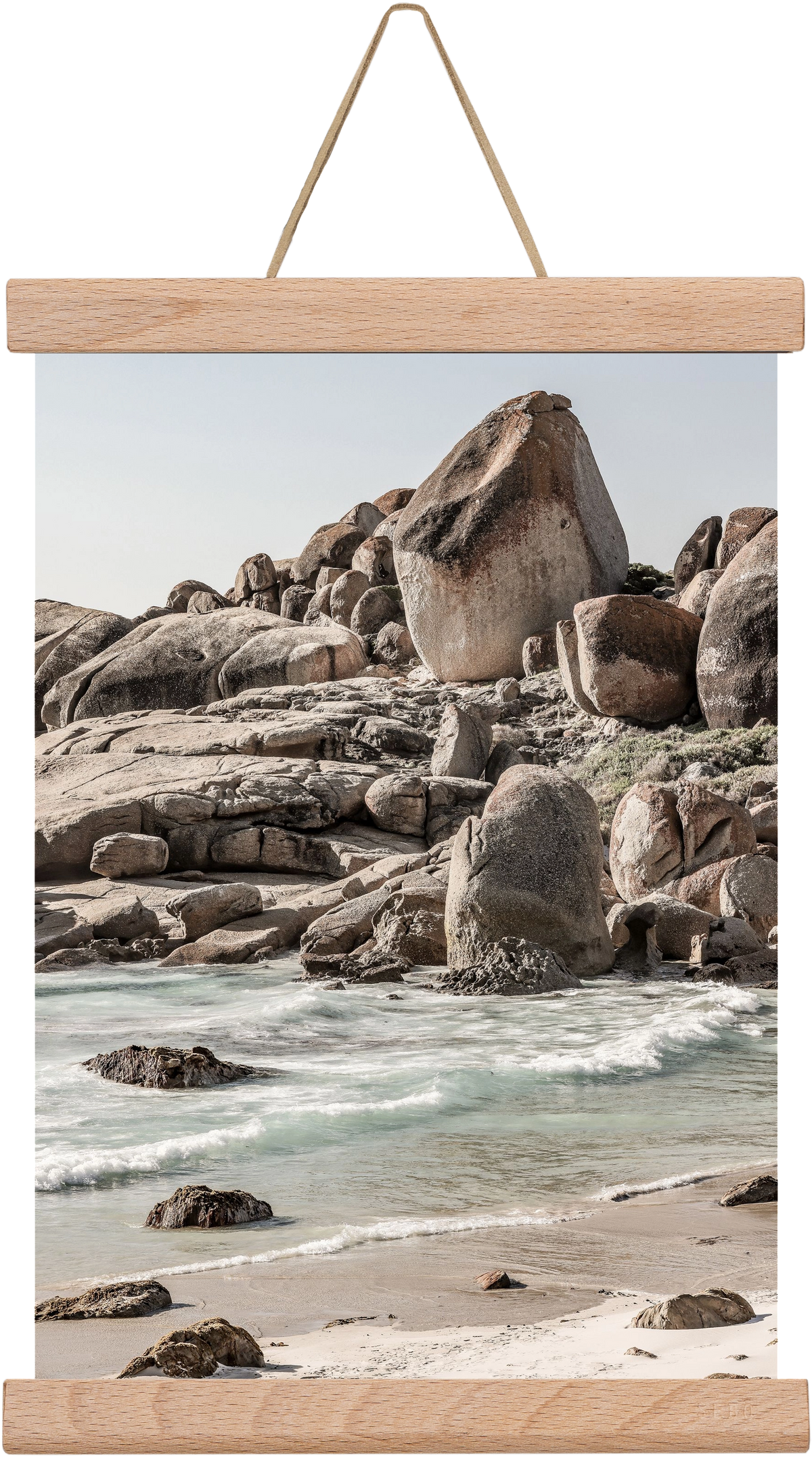 Champagne beach, 20x30 cm (20x30 cm), Tölgy akasztó