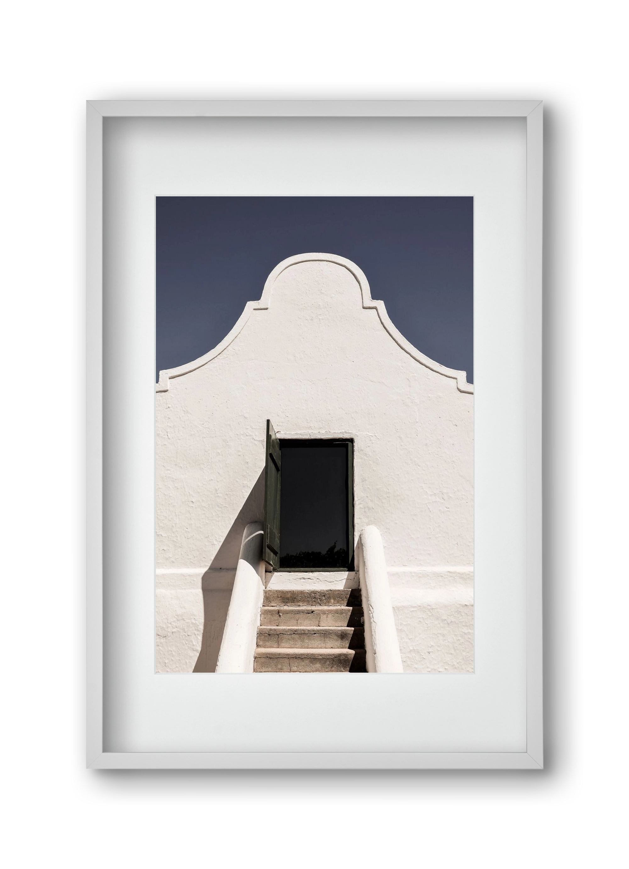 Cape dutch, 30x45 cm (20x30 cm), Fehér keret, paszpartuval