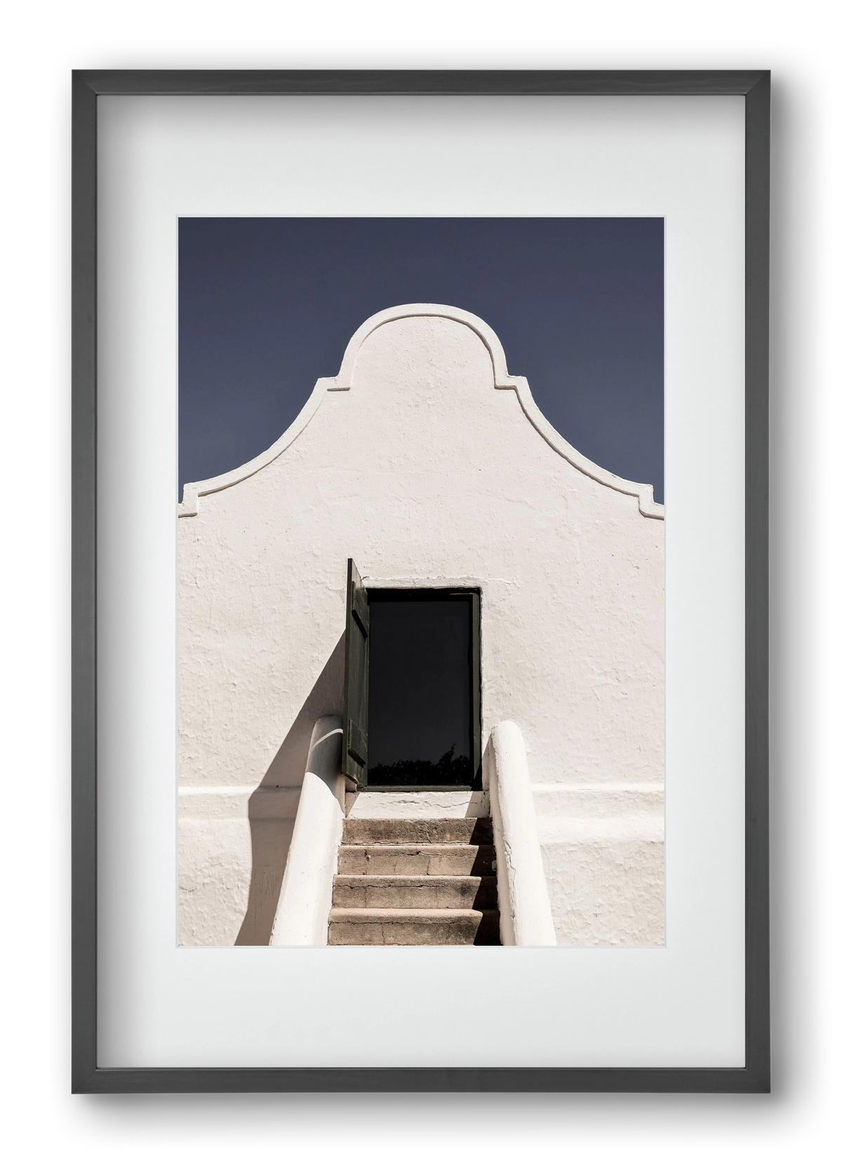 Cape dutch, 40x60 cm (30x45 cm), Fekete keret, paszpartuval