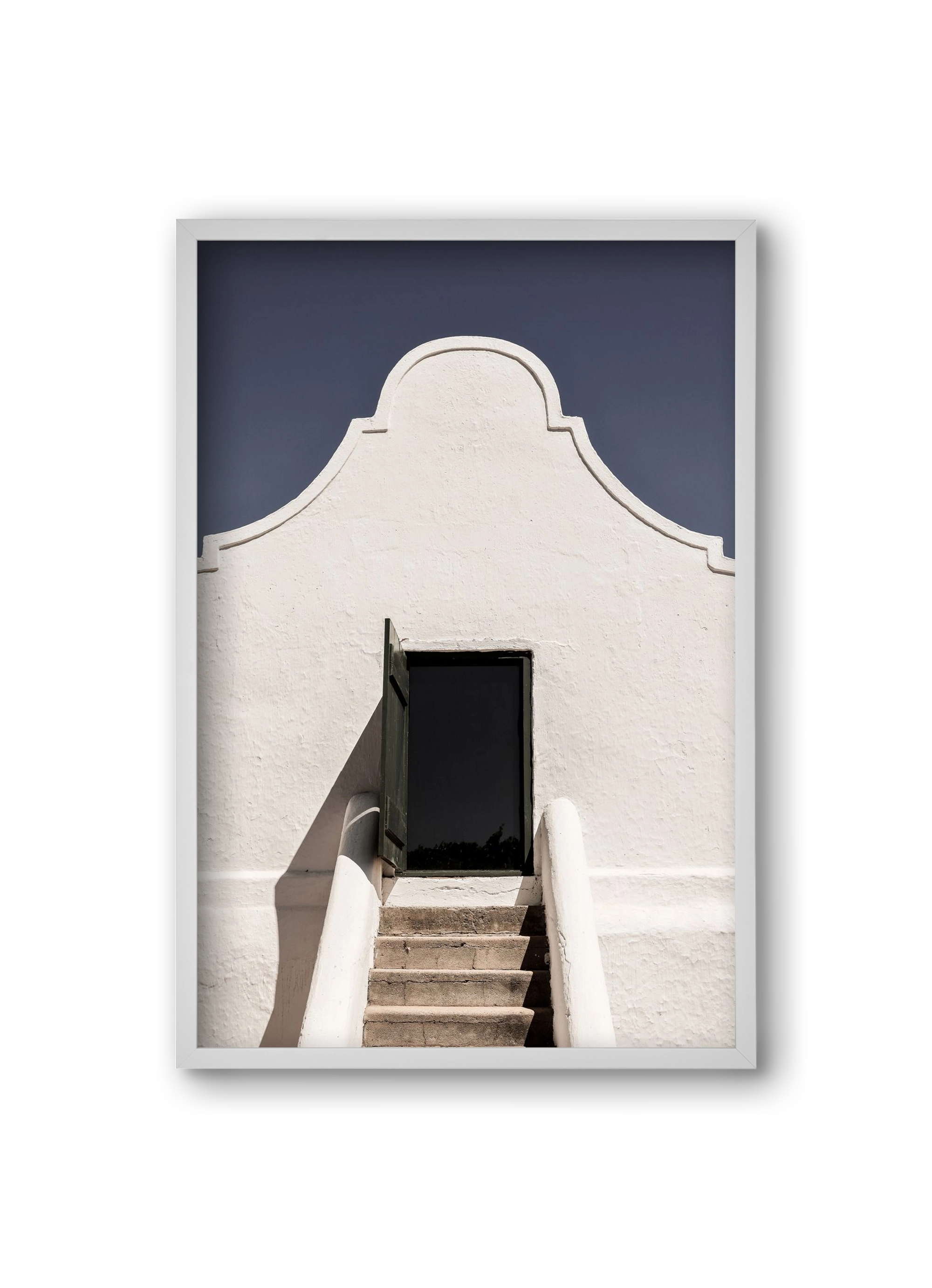 Cape dutch, 20x30 cm (20x30 cm), Fehér keret