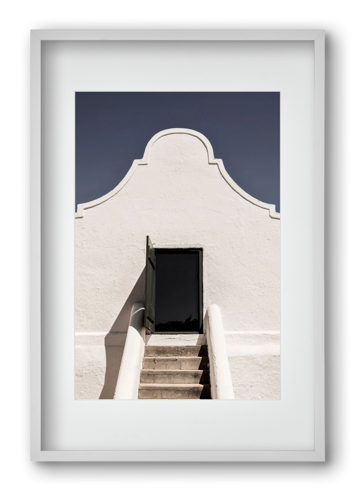 Cape dutch, 40x60 cm (30x45 cm), Fehér keret, paszpartuval