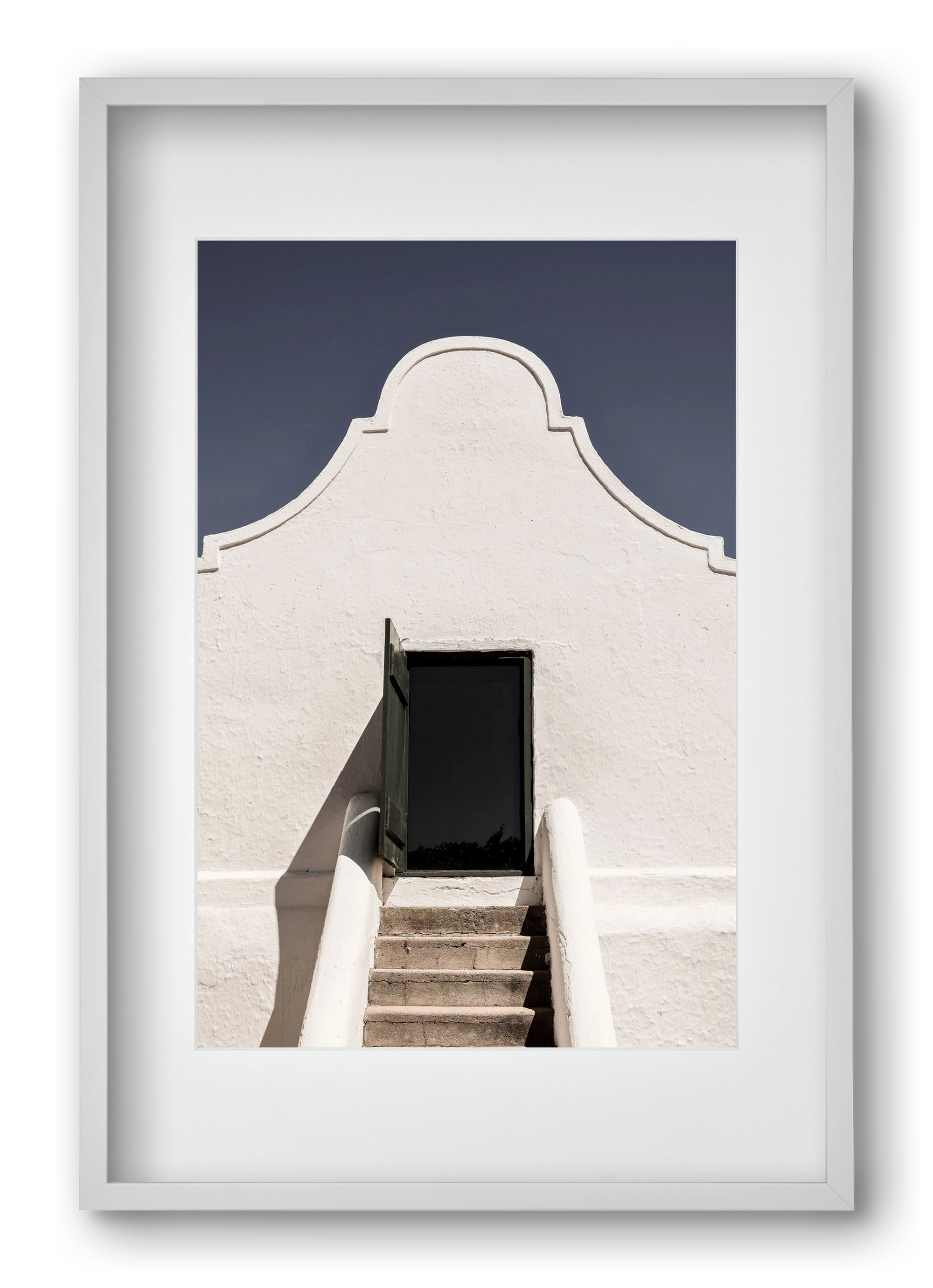 Cape dutch, 40x60 cm (30x45 cm), Fehér keret, paszpartuval