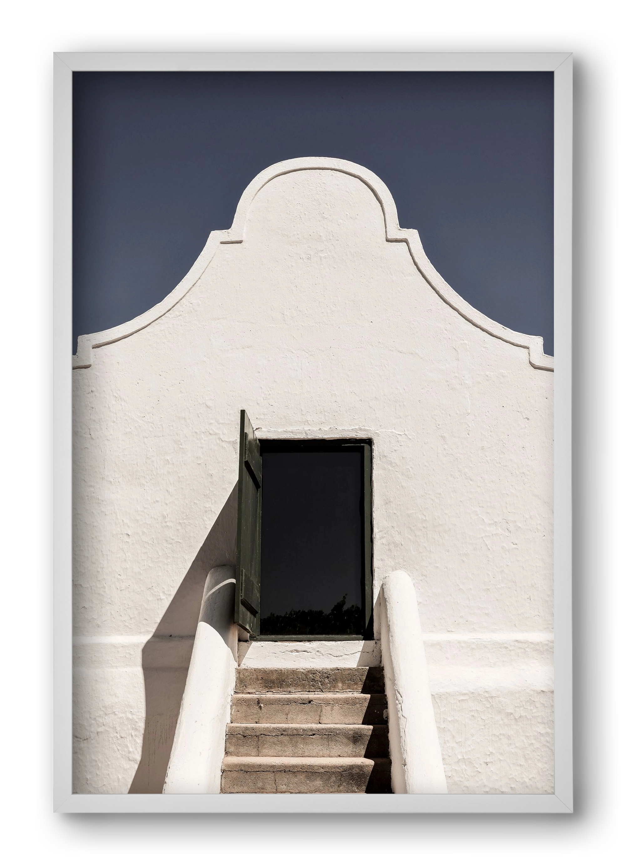 Cape dutch, 40x60 cm (40x60 cm), Fehér keret