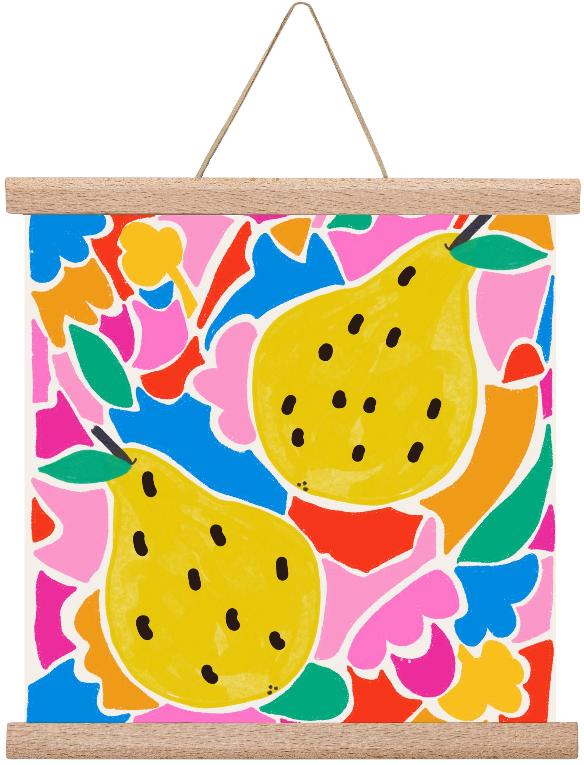 Lovely pear , 30x30 cm (30x30 cm), Tölgy akasztó