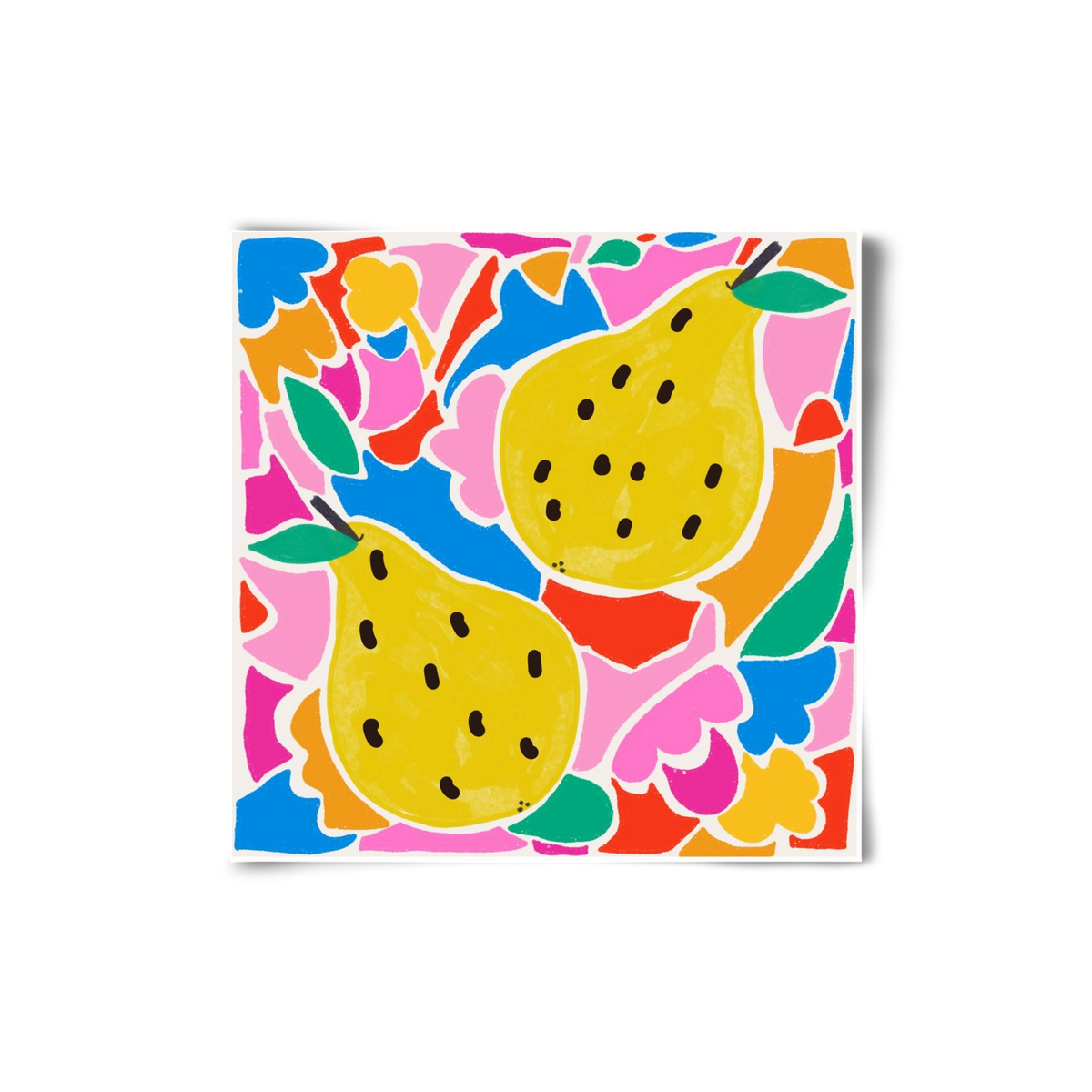 Lovely pear , 20x20 cm, Keret nélkül