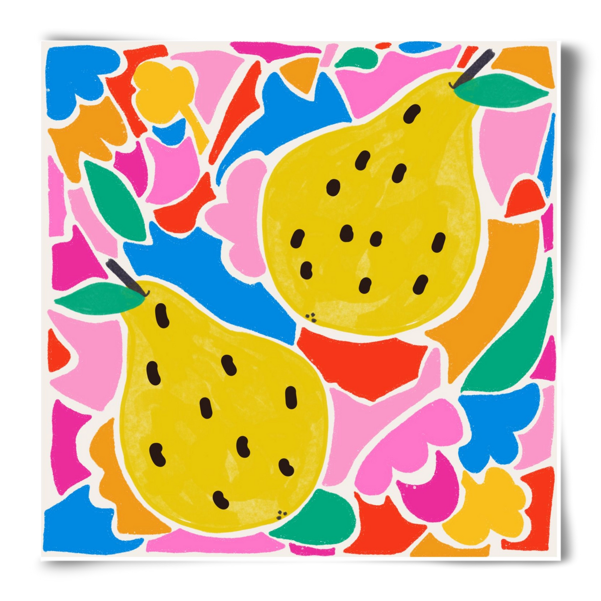 Lovely pear , 50x50 cm, Keret nélkül