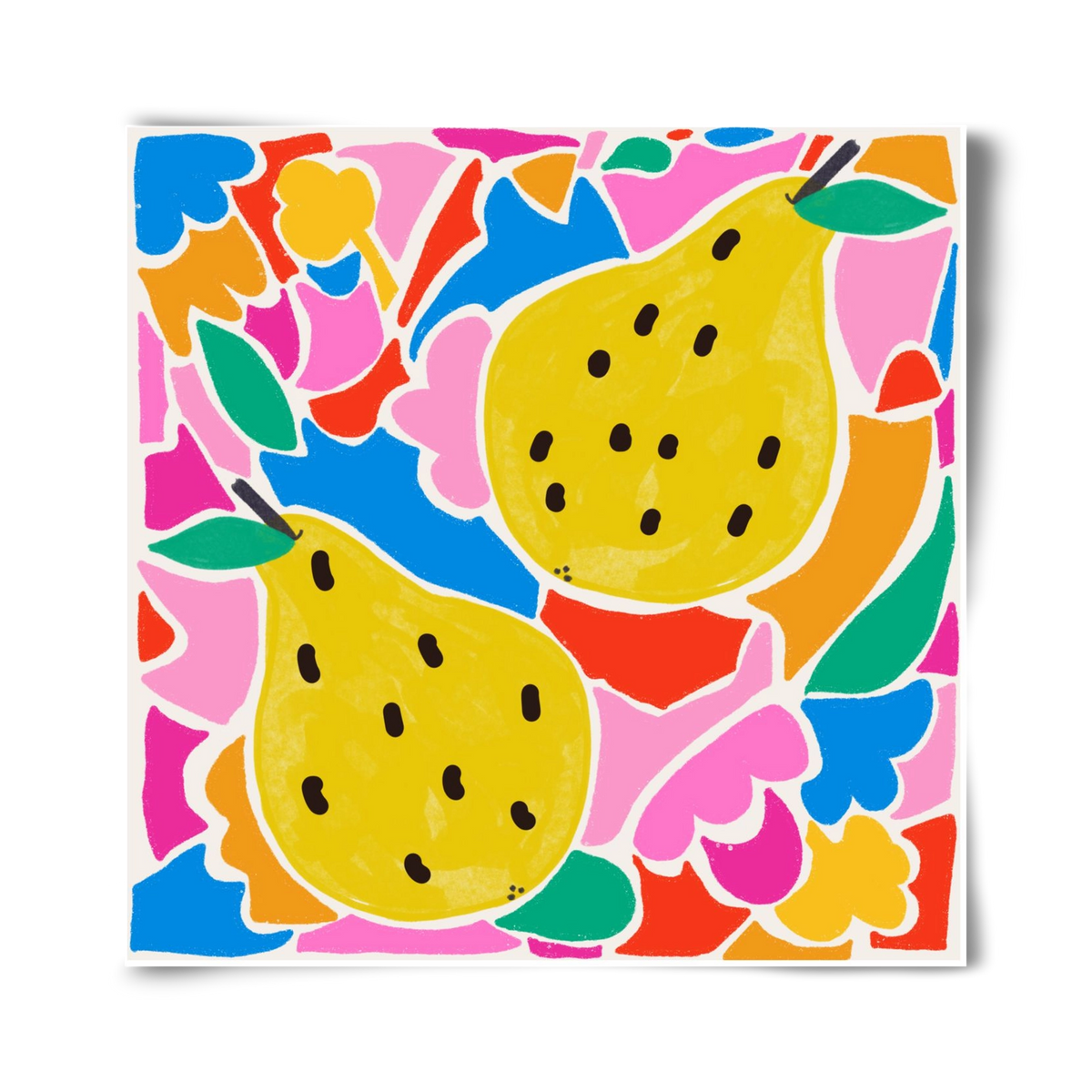 Lovely pear , 40x40 cm, Keret nélkül