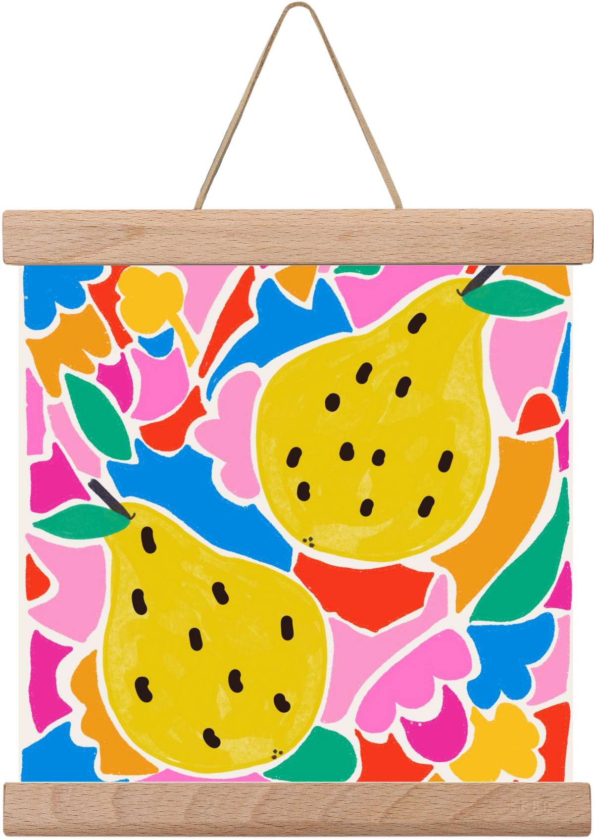 Lovely pear , 20x20 cm (20x20 cm), Tölgy akasztó