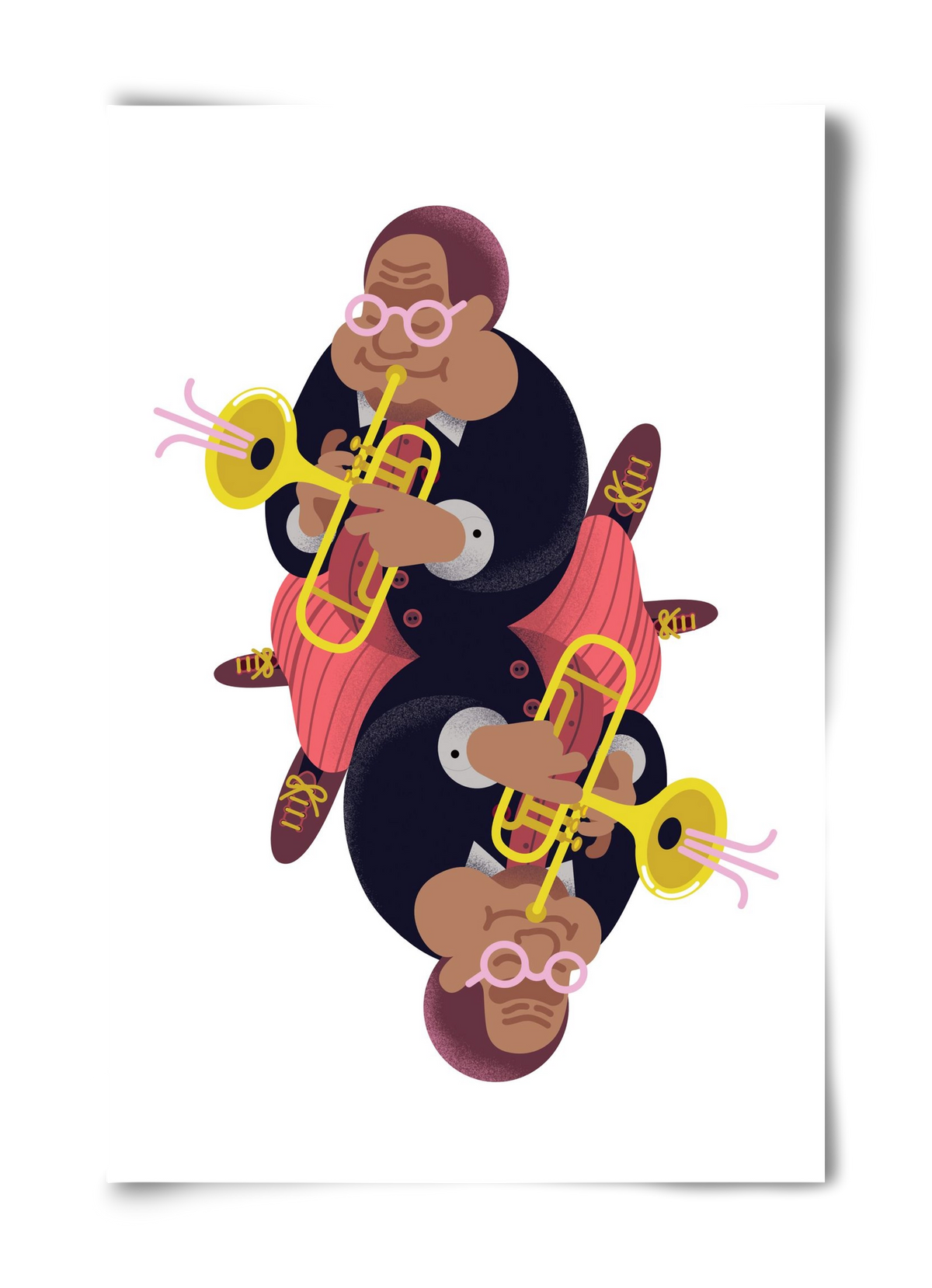 Jazz musician series - Dizzy, 40x60 cm, Keret nélkül