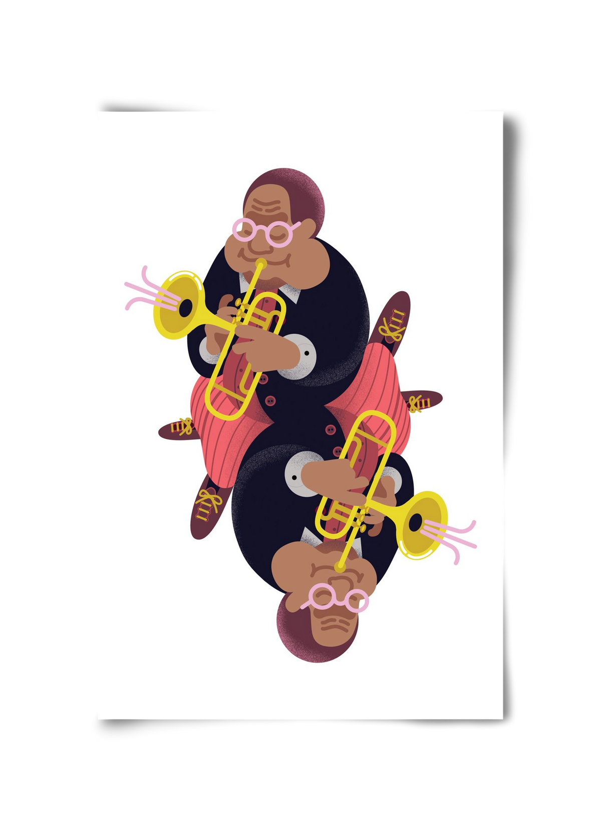 Jazz musician series - Dizzy, 30x45 cm, Keret nélkül