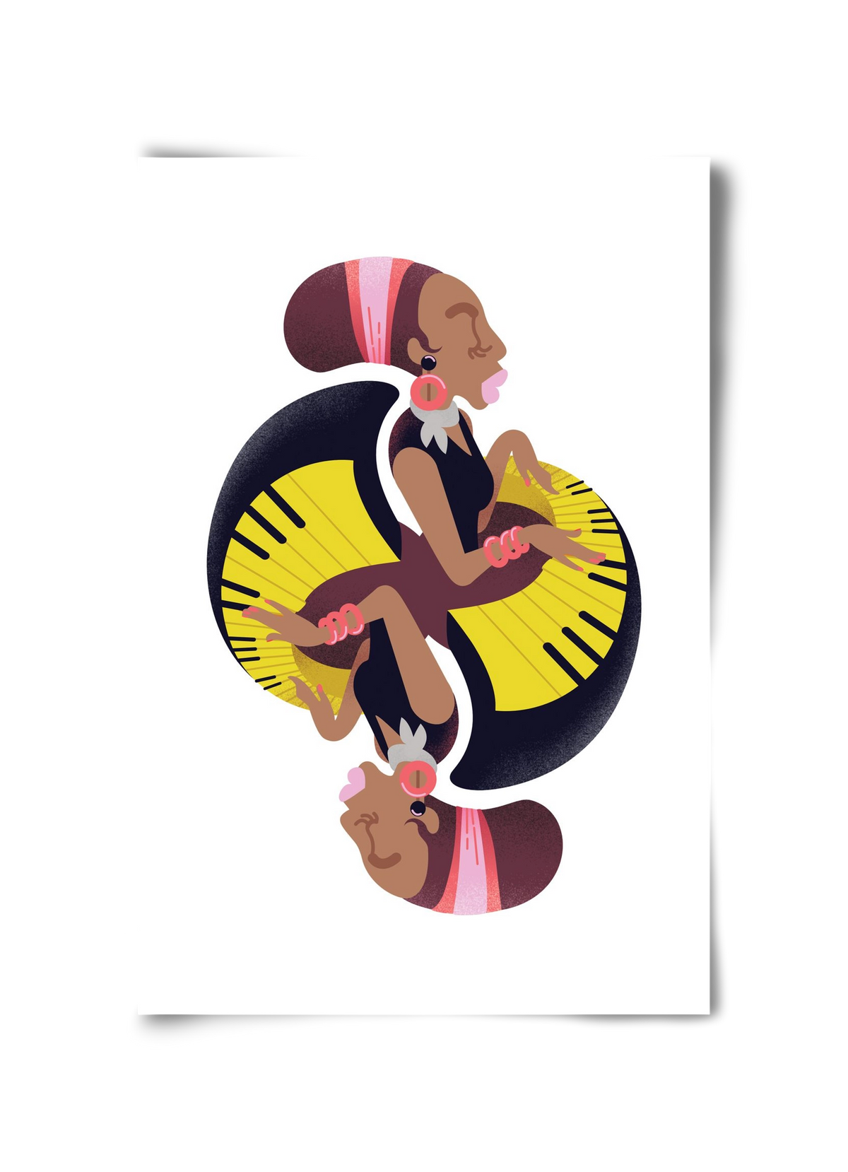 Jazz musician series - Nina, 30x45 cm, Keret nélkül