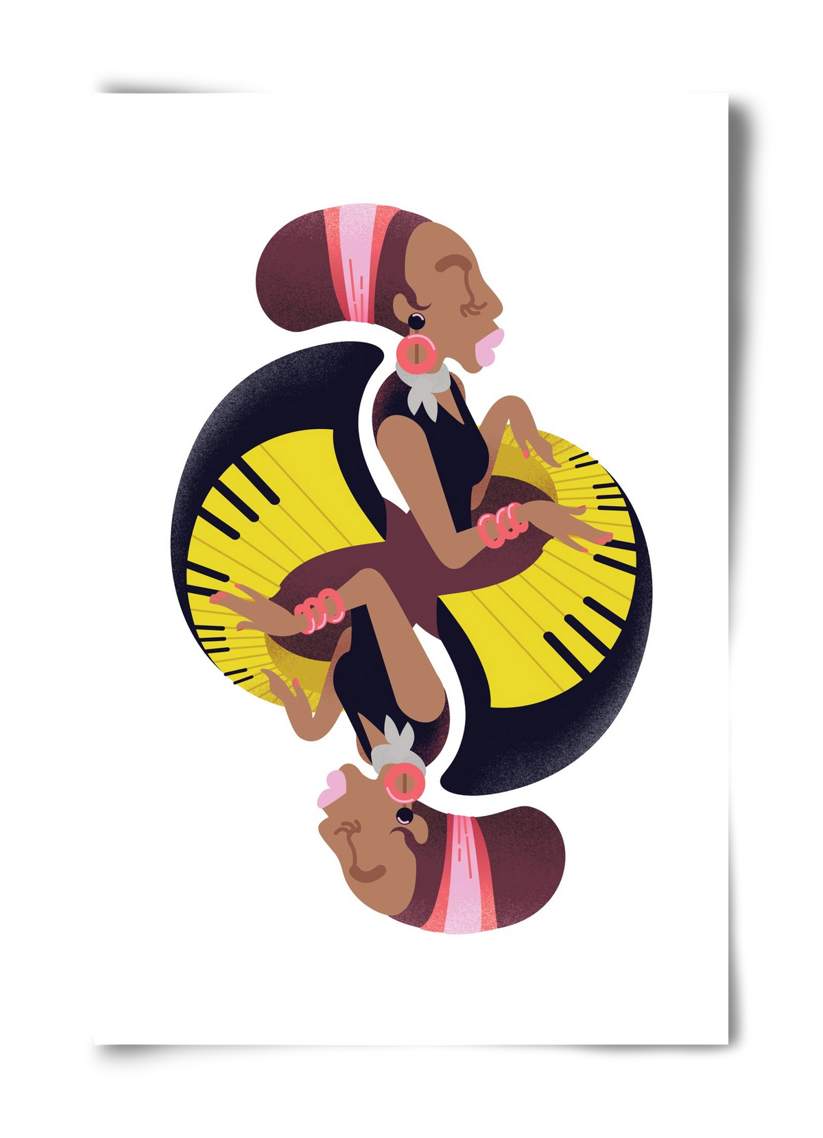 Jazz musician series - Nina, 40x60 cm, Keret nélkül