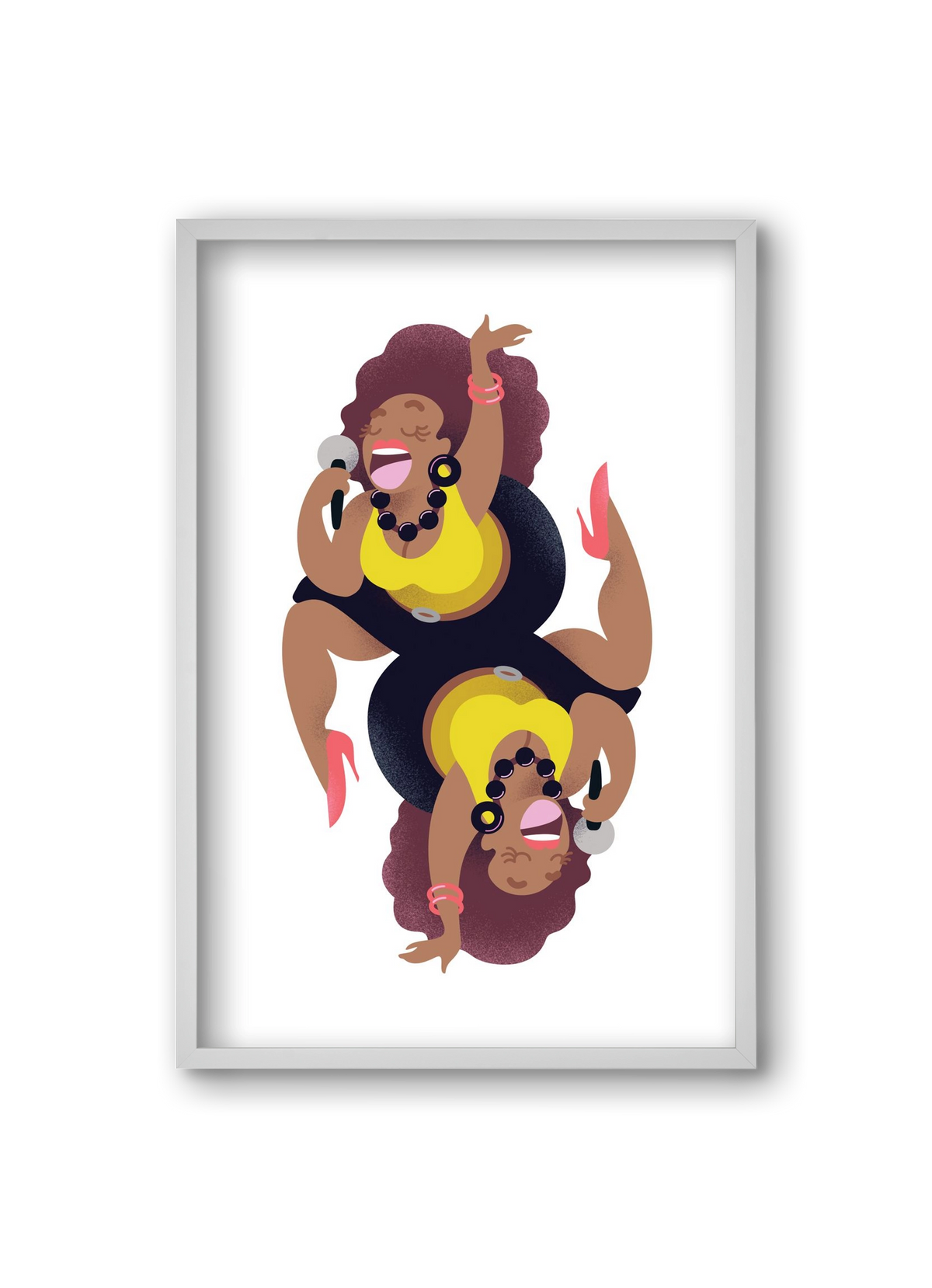 Jazz musician series - Billy, 20x30 cm (20x30 cm), Fehér keret