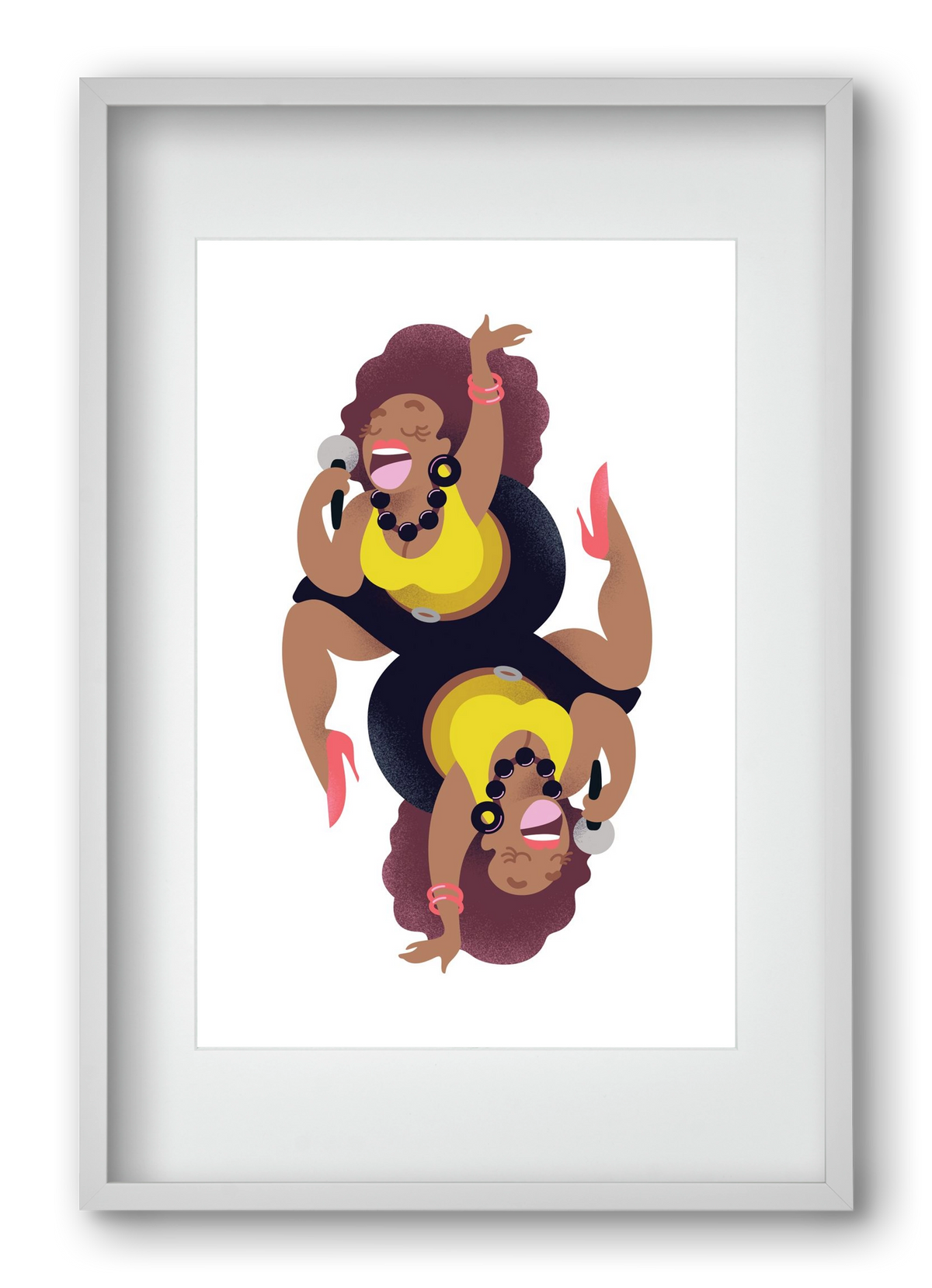 Jazz musician series - Billy, 40x60 cm (30x45 cm), Fehér keret, paszpartuval